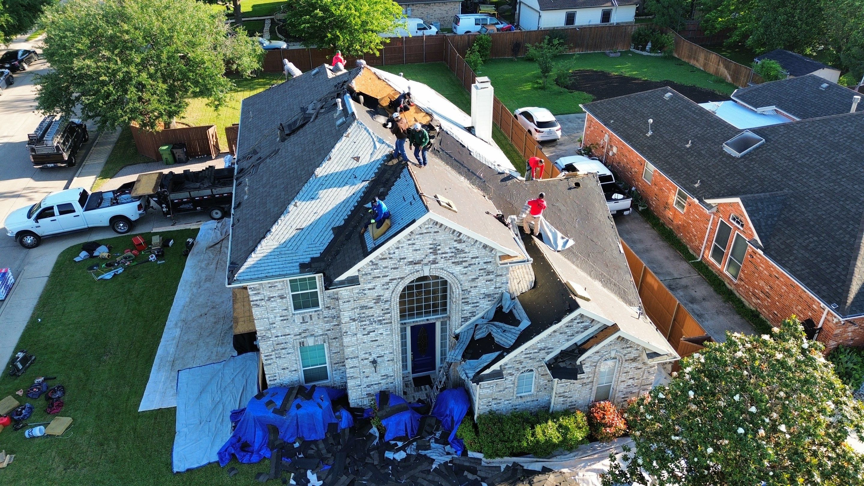 Project in Murphy  by Zeus Exteriors