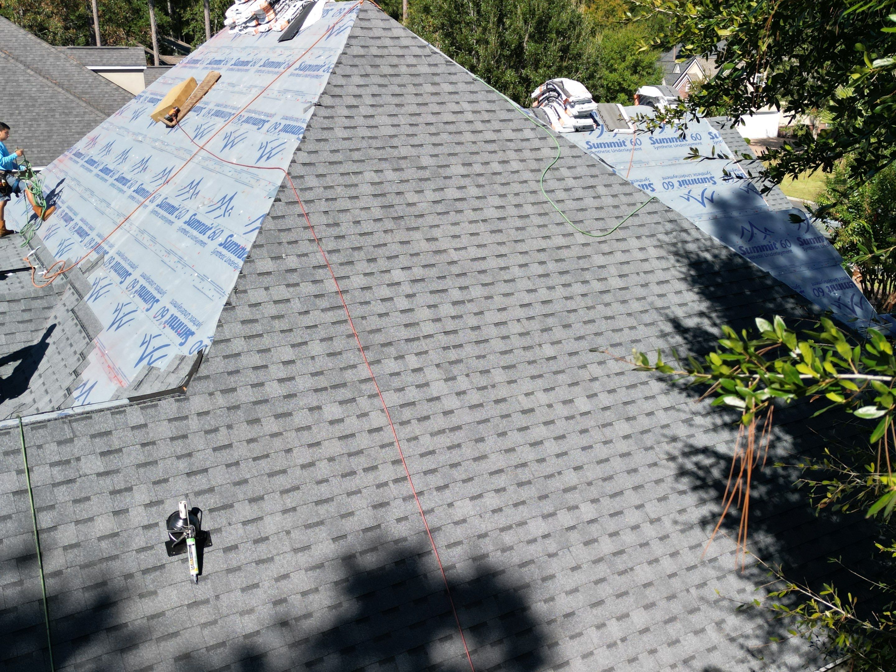 Residential Roofing Installation using Atlas Pinnacle Pristine Pewter by Talya Roofing