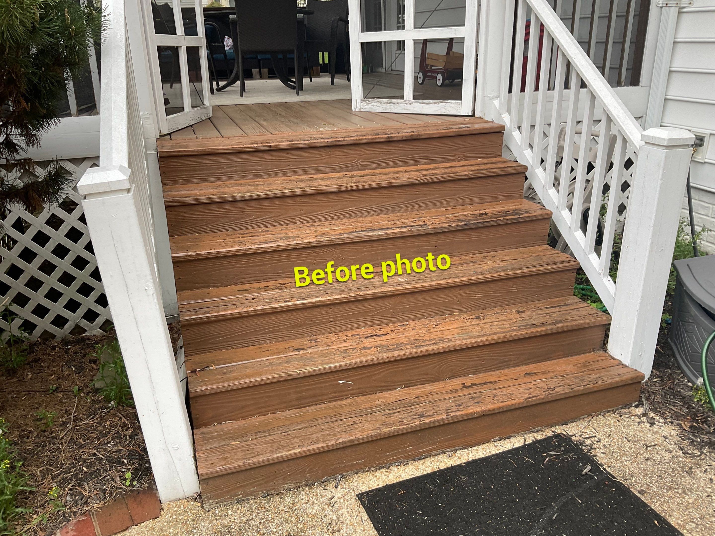 New Decking Boards and New Railing  by Alpha Design Services