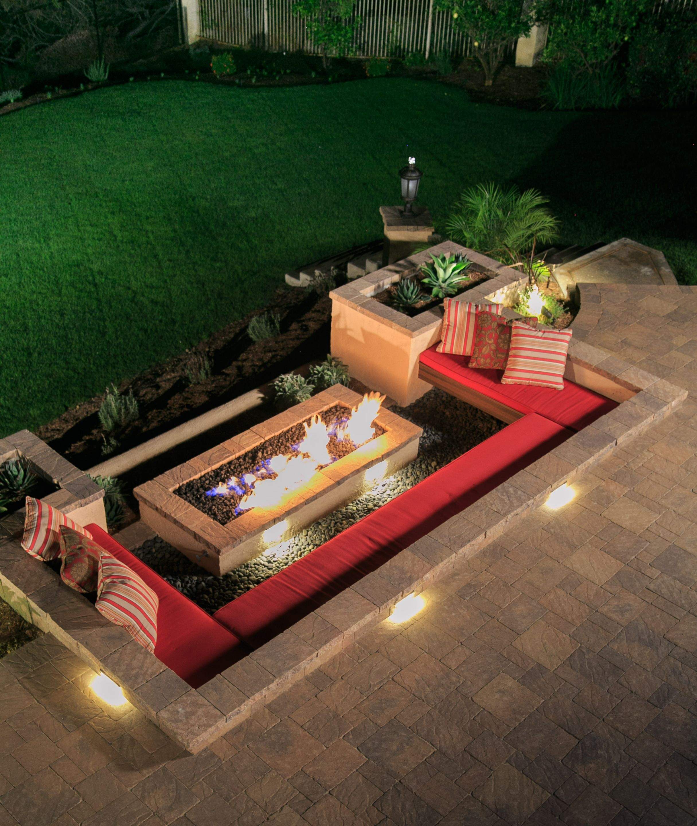 Sunken Fire and Deck - Olivenhein by Evoscapes