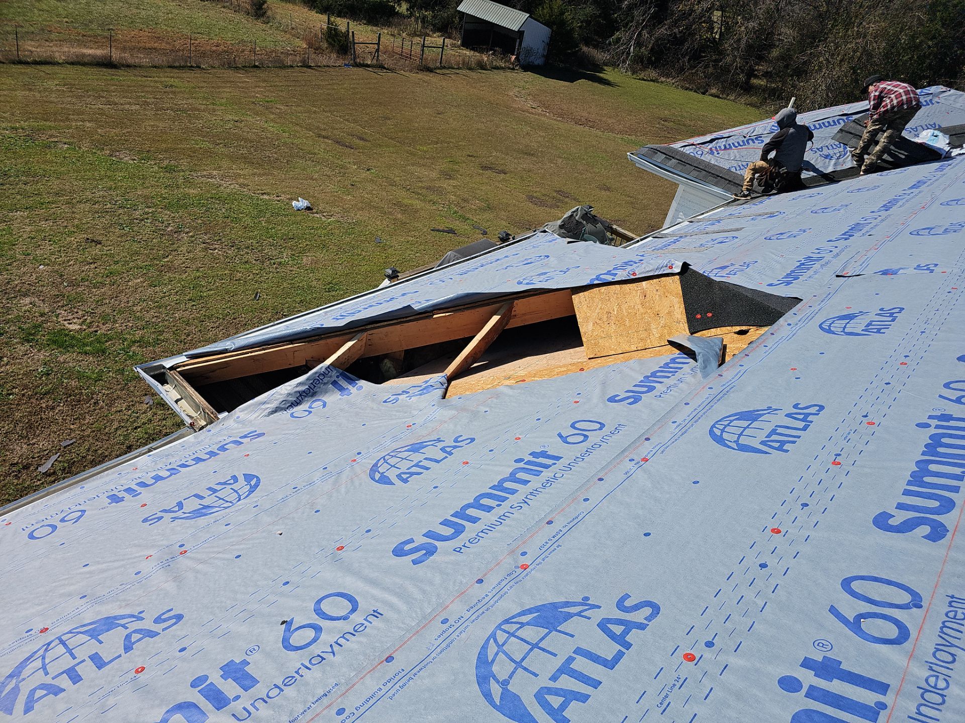 Multi Structure Residential Roofing + Gutters & Downspouts Install by Titan Commercial & Residential Roofing 