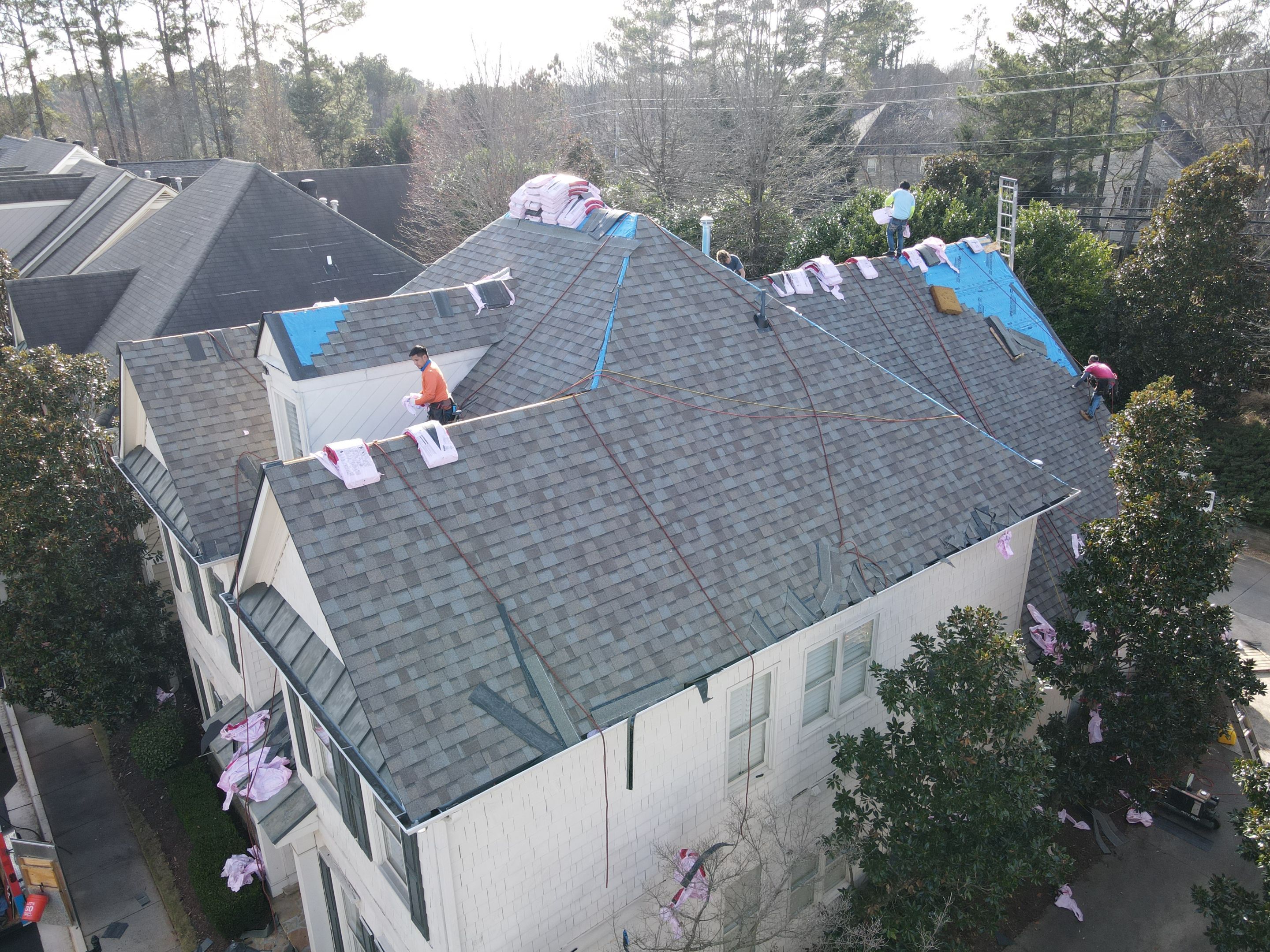 Residential Roofing Installation using Owens Corning by Inspector Roofing and Restoration