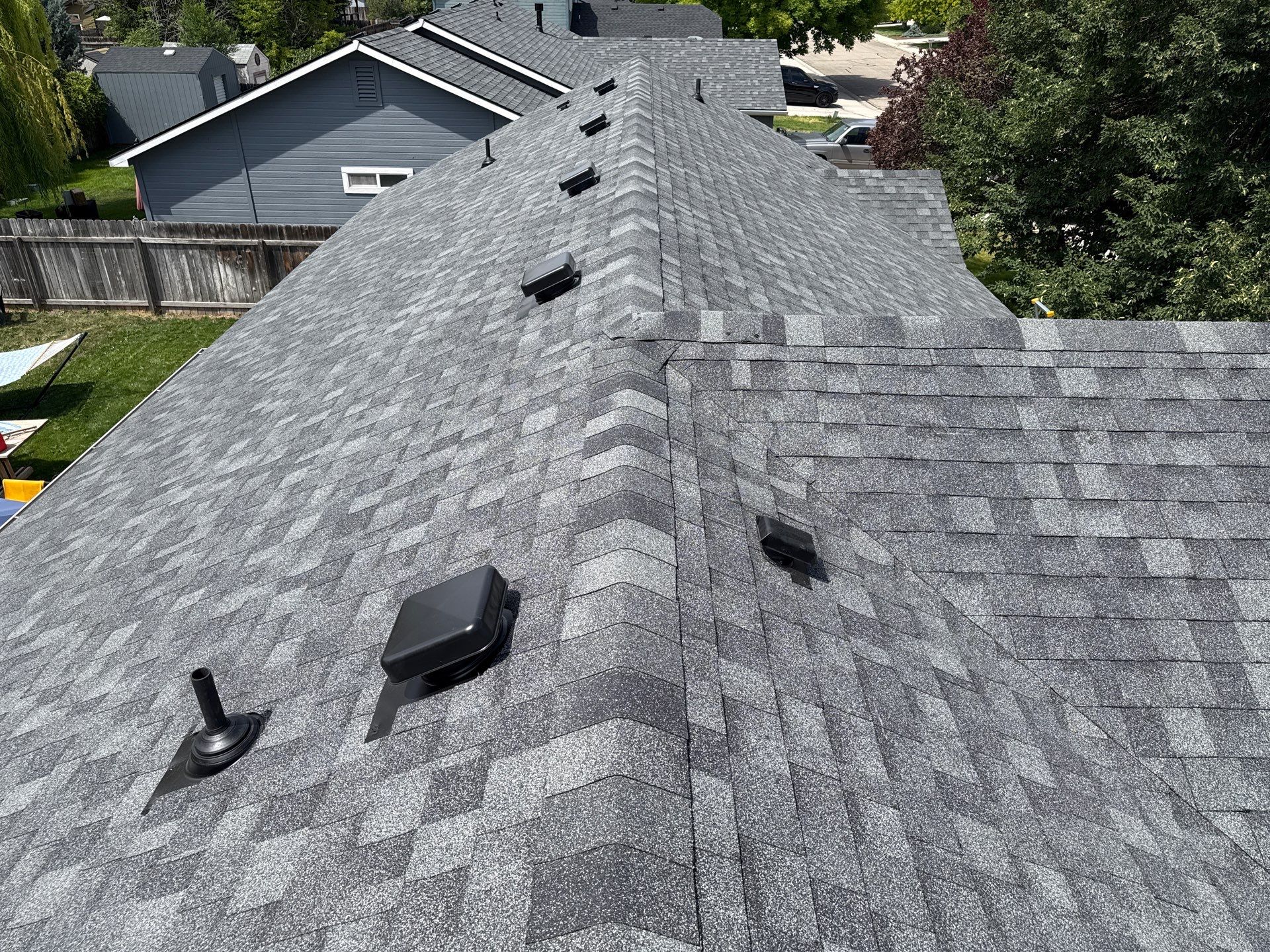 Full Residential Roof Replacement in Kuna Featuring Architectural Shingles by Olive Roofing