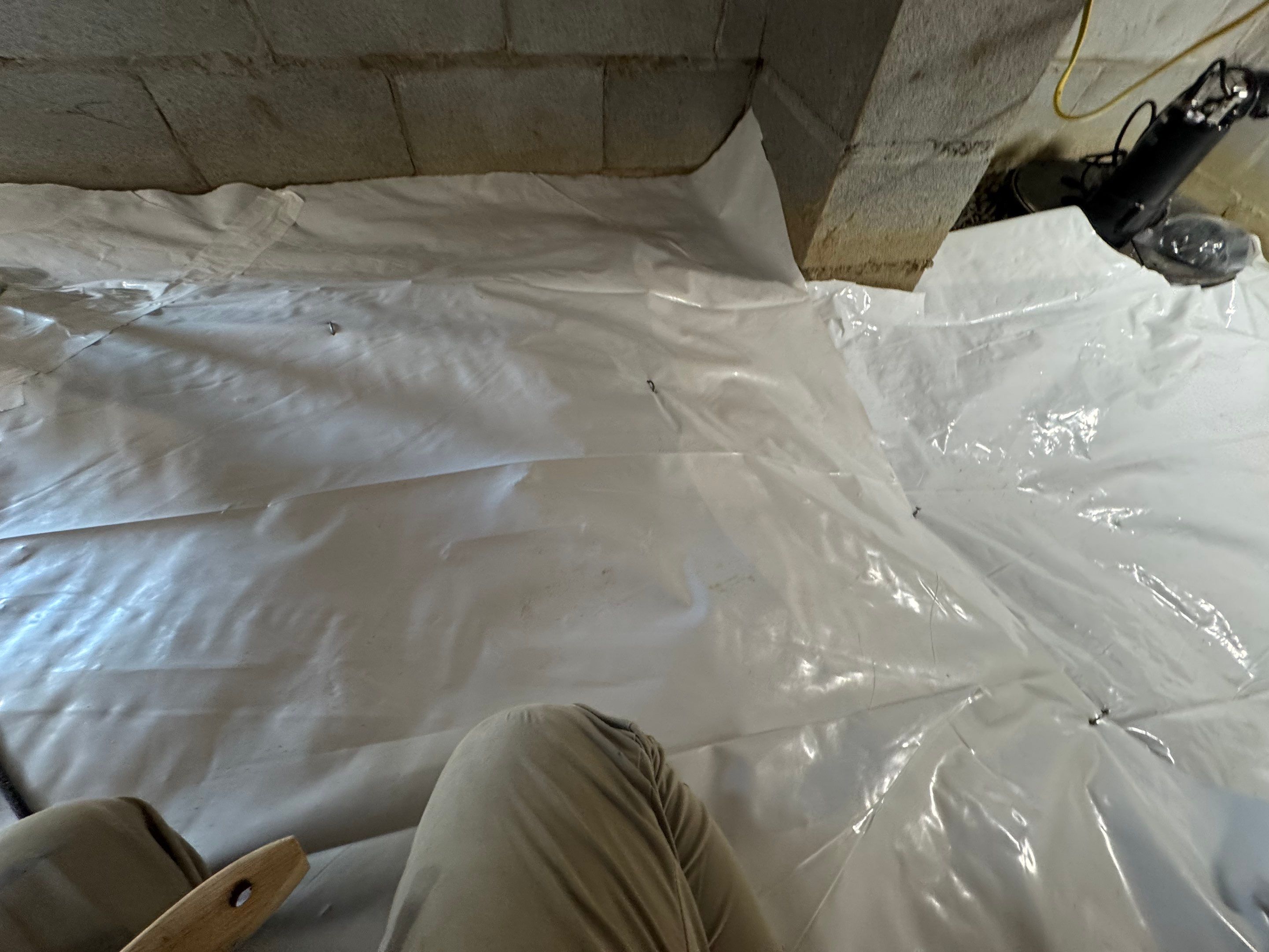 Project in Franklin by Patriot Crawl Space Repairs