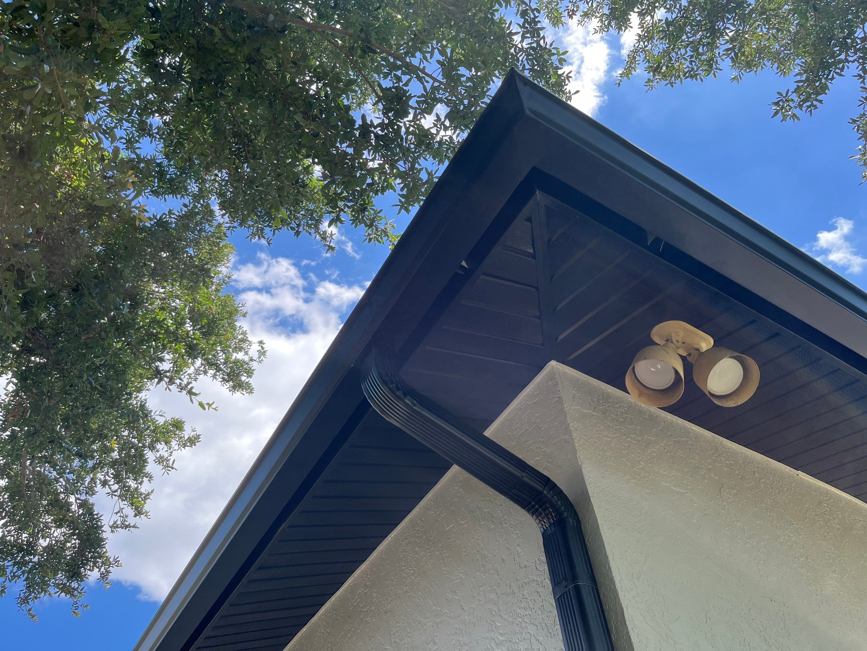 New Soffit and Fascia and Gutters in North Fort Myers FL by Gutter Professors