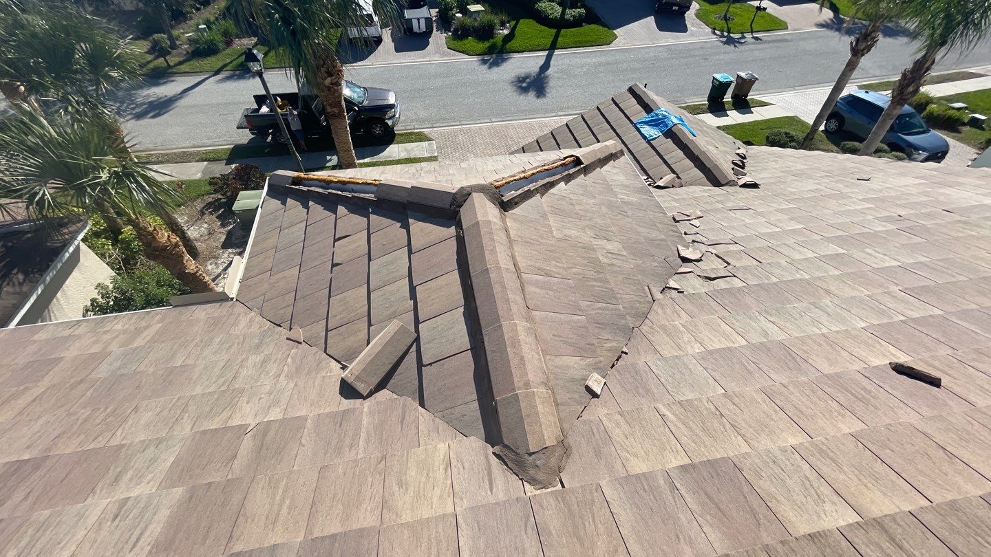 Residential Roofing Repair using Concrete Tile by Four Peaks Roofing