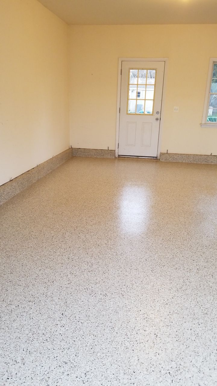 Garage Floor in Driftwood by Spectrum Painting, LLC