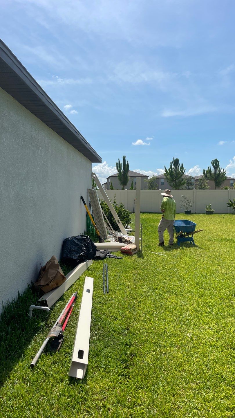 Sun City Center, FL 6ft. Tall Tan Vinyl Privacy Fence  by Asap fence and gates, LLC