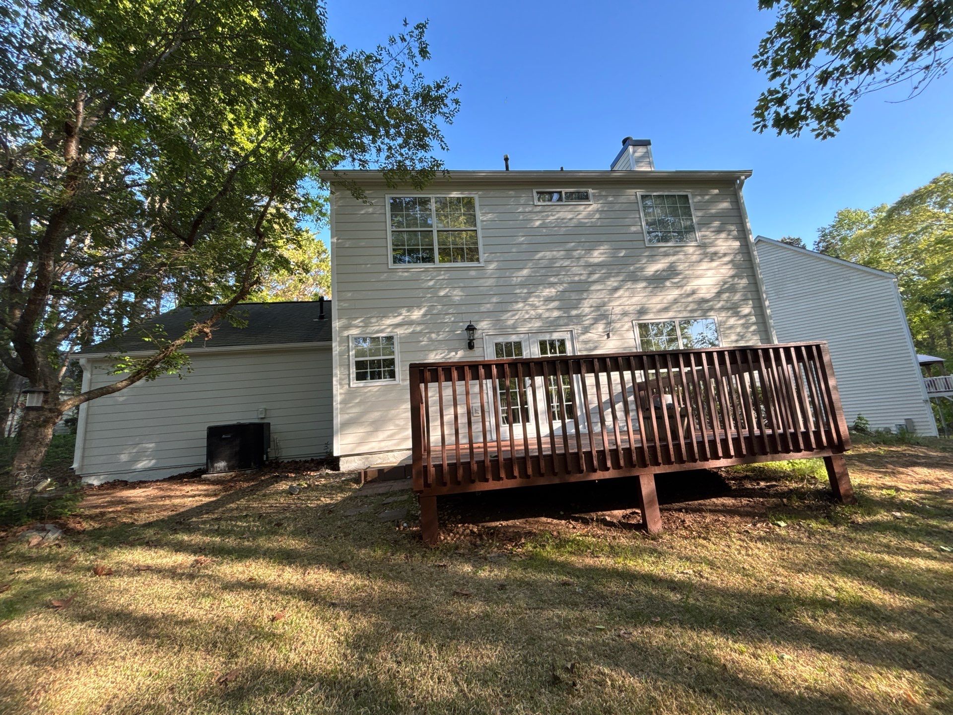 Siding and Rotten Wood Replacement, Deck Stain, and Exterior Painting in Kennesaw, GA by Nelson Exteriors