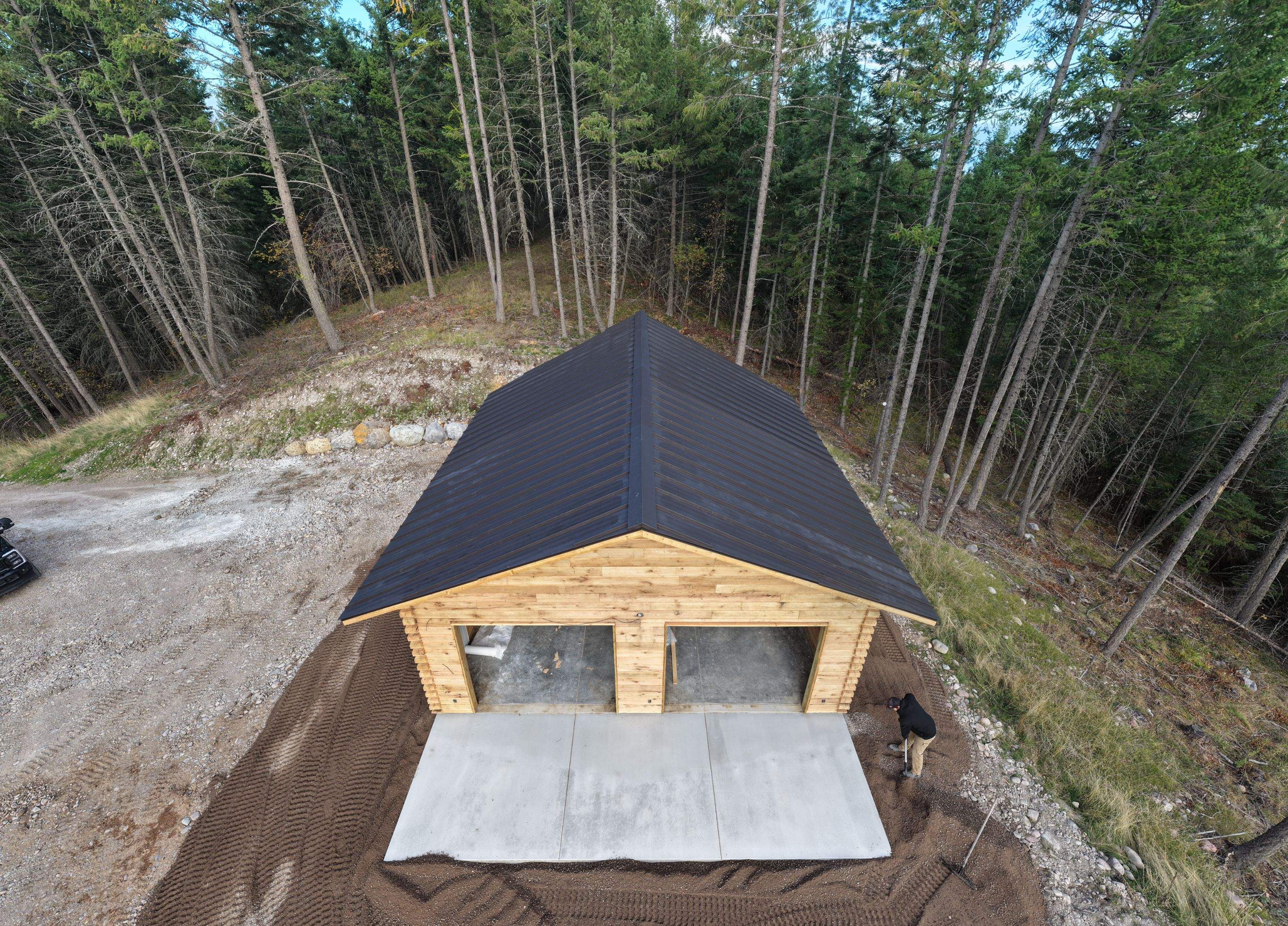 Mechanical Lock Standing Seam - CMG ULG Dark Bronze  by Montana Roofing Solutions