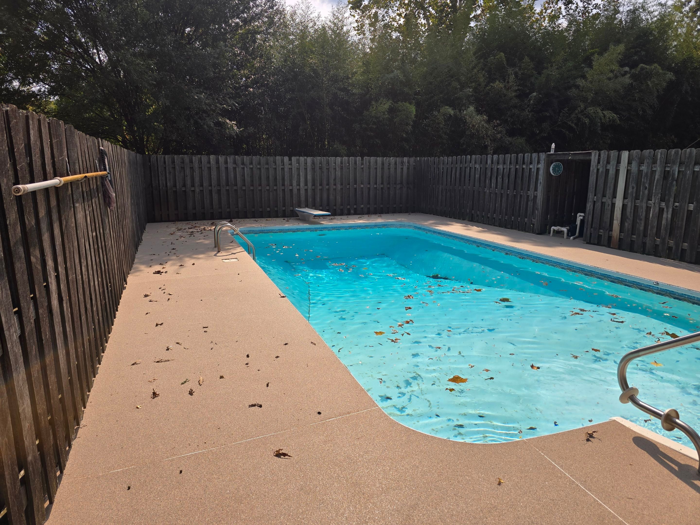 Pool Deck & Porch Completed Using Biscuit & Obsidian by Elite Floor Solutions