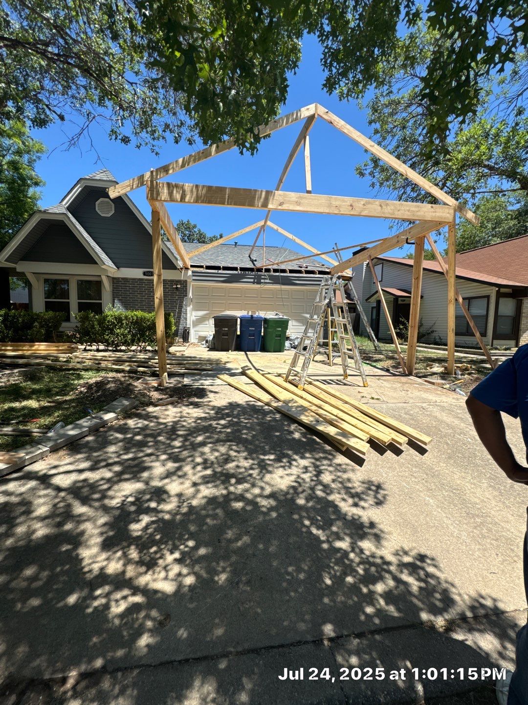 Roof Replacement & Carport Addition Project in San Antonio by Ayan Roofing, LLC
