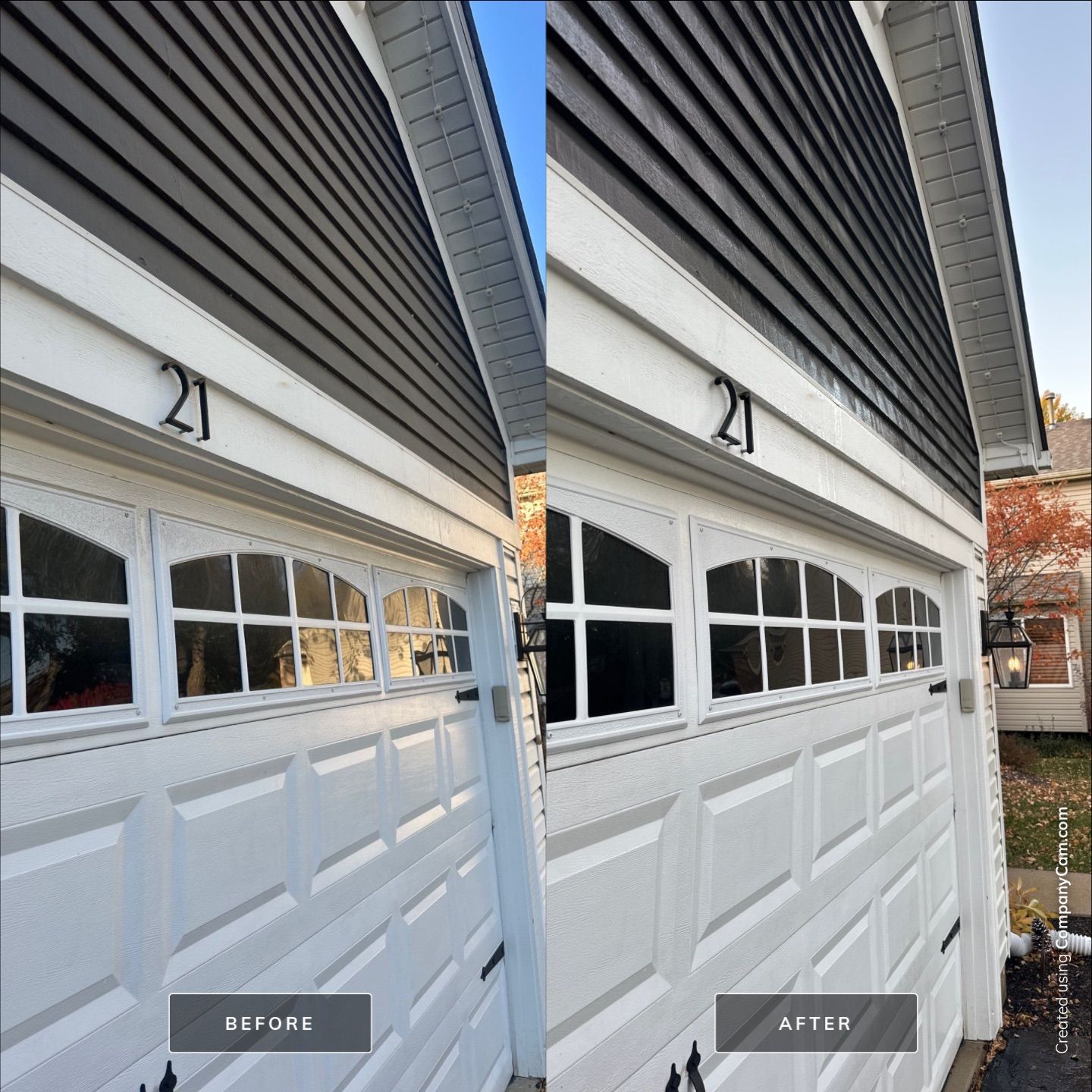 Project in South Elgin by Simmons Power & Soft Washing