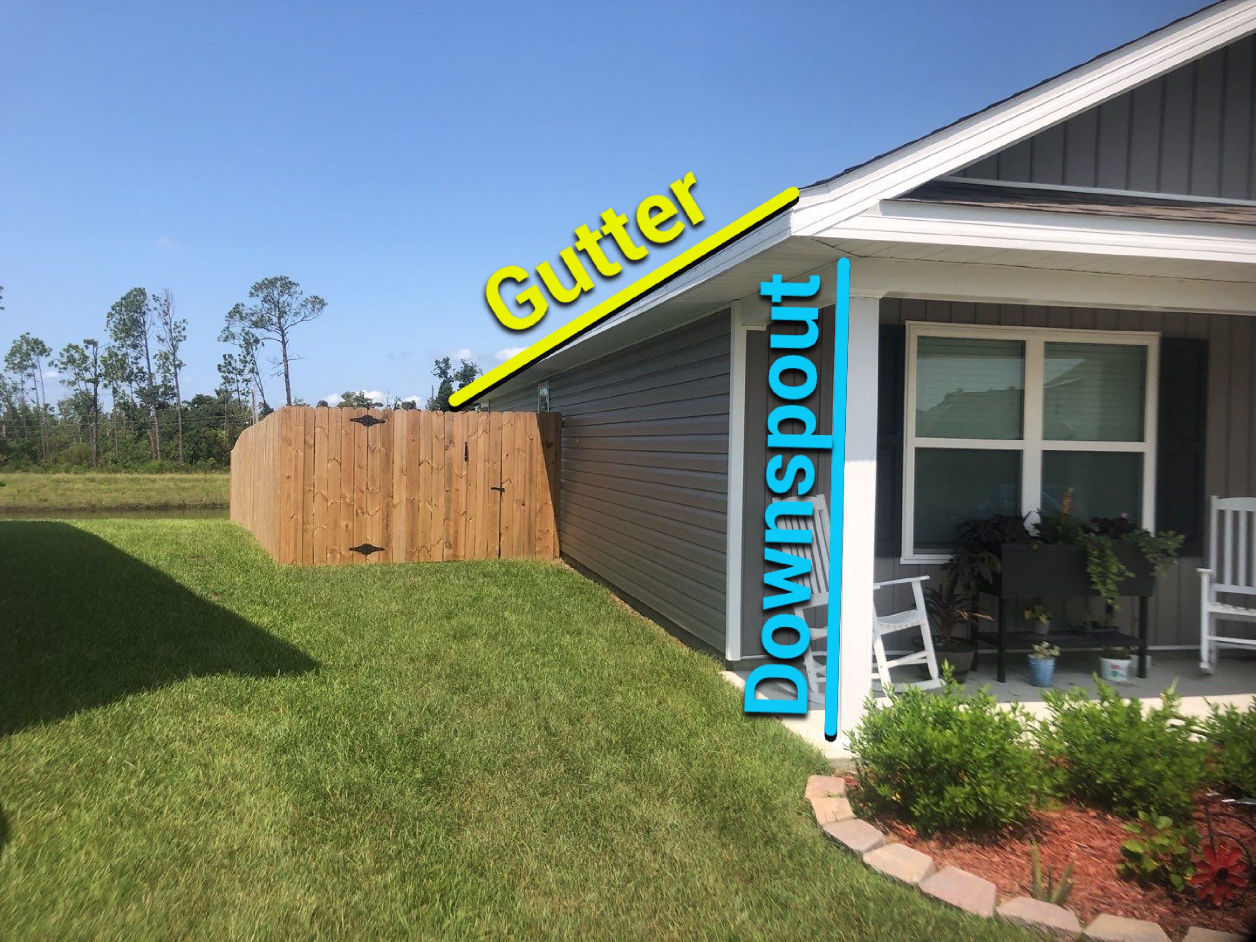 Gutter Installation using K-Style Seamless Gutters and Soffit and Fascia Replacement by Gutter Professors