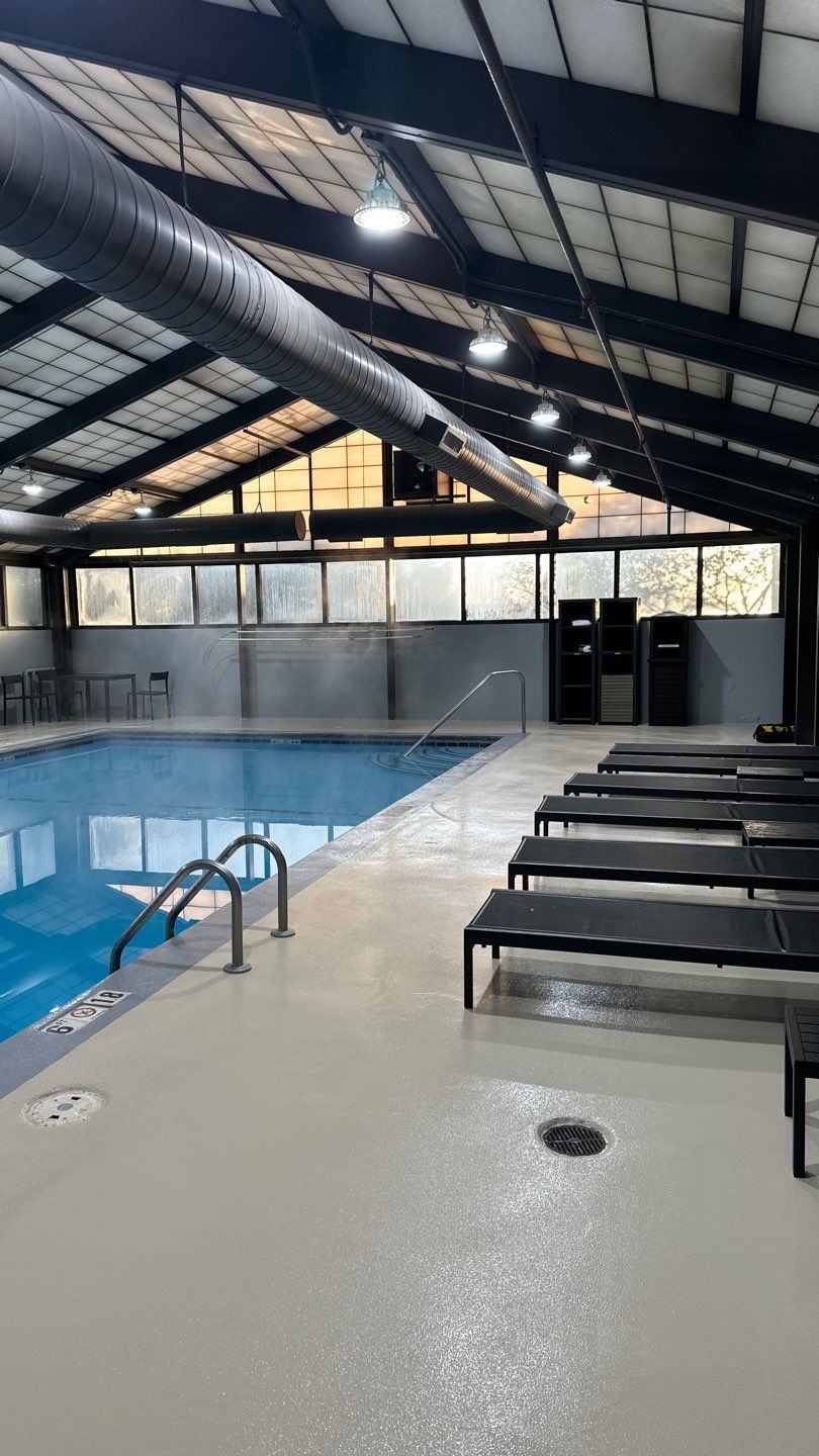 Hotel Pool Deck Project in Mason by Floors in a Day, Inc