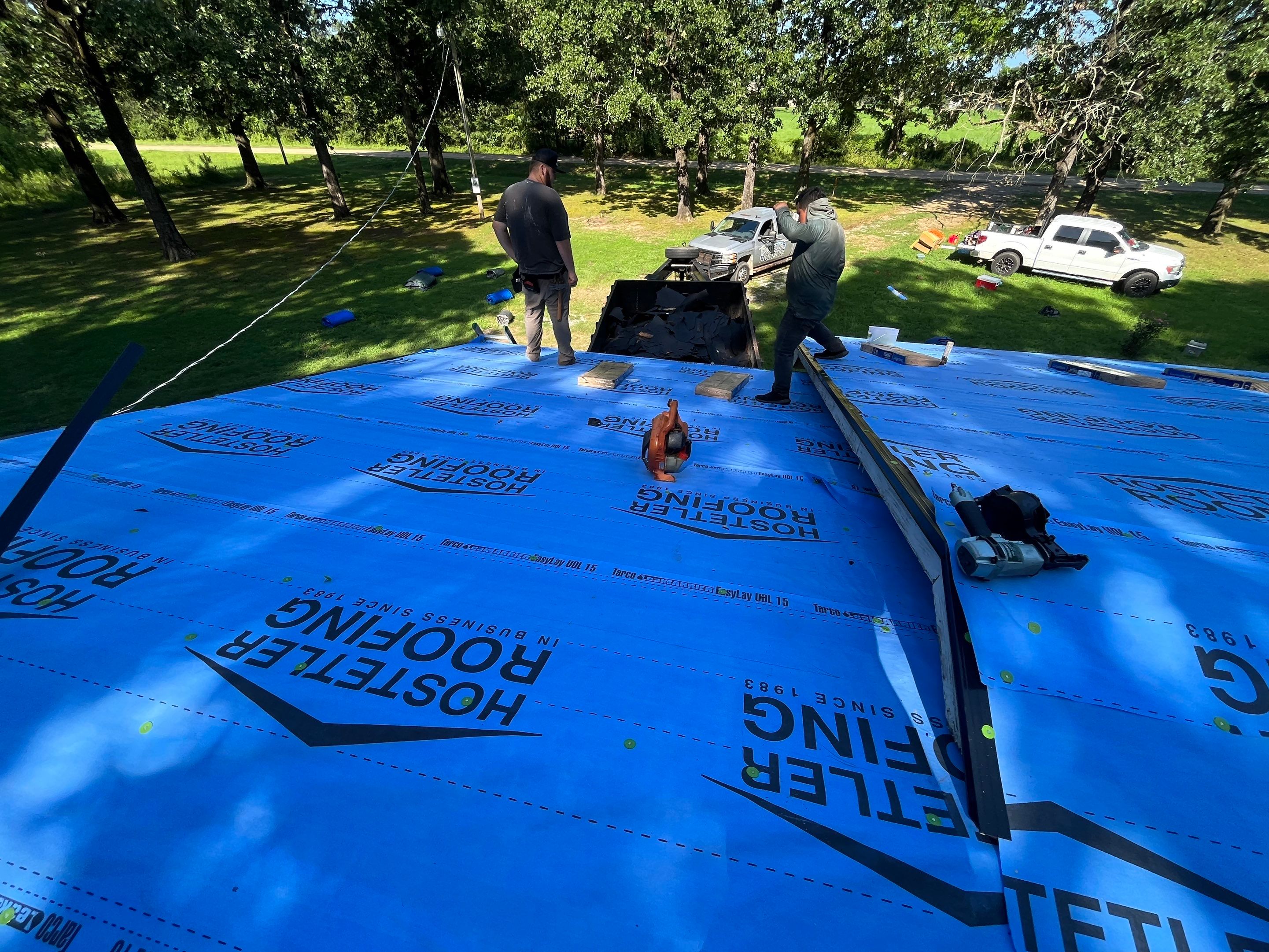 Residential Reroof: 25 Year 3-Tab Shingle by Hostetler Roofing