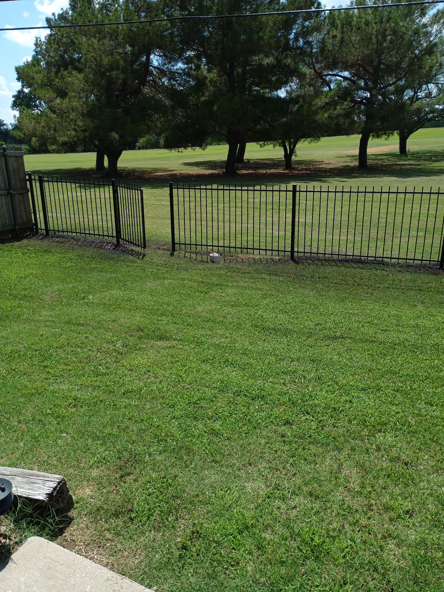 Custom Metal Fence Build by Clays Services Inc