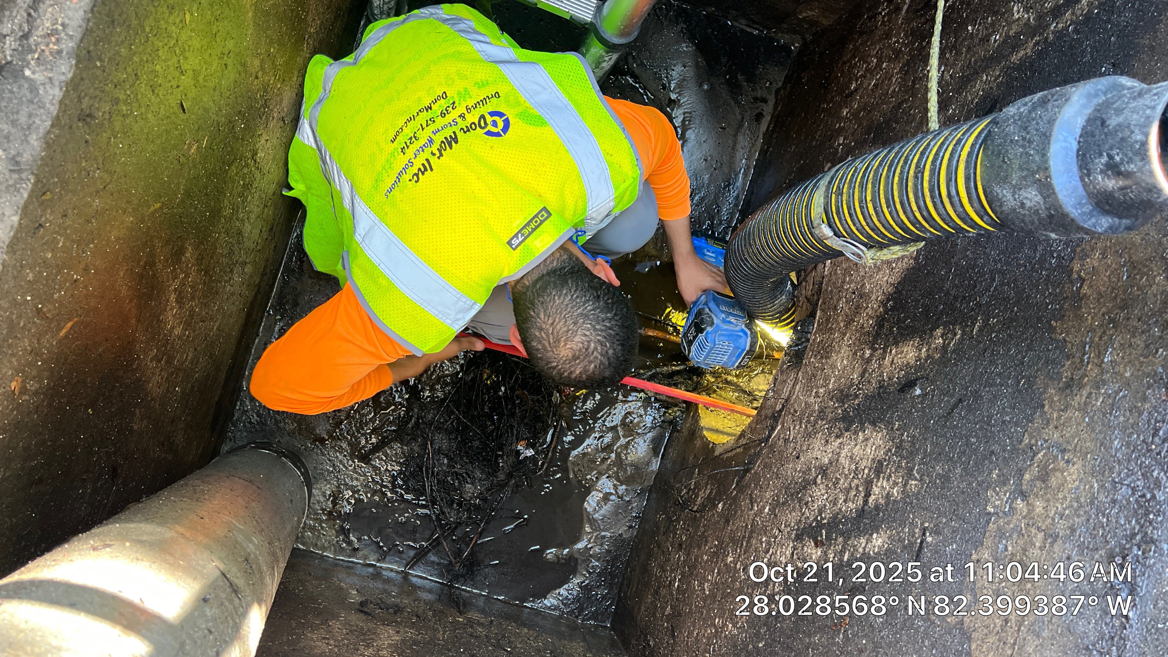 Apartment Complex Storm Water System Cleaning and Maintenance by Don Mar, Inc. Storm Water Solutions