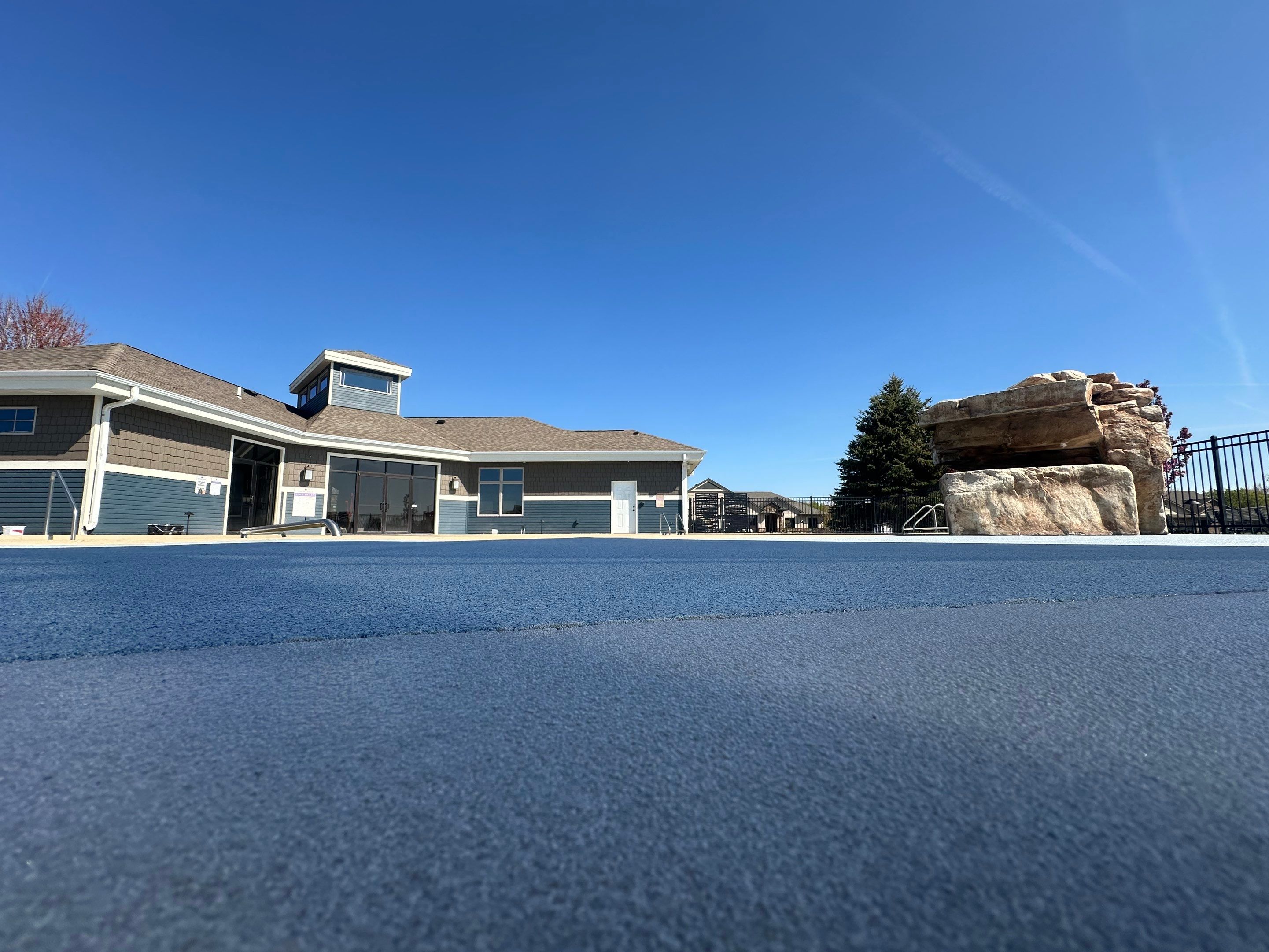 Arbors Edge Pool Deck Restoration and Textured Concrete Coating by Select Painting, Coatings & Garage Cabinets