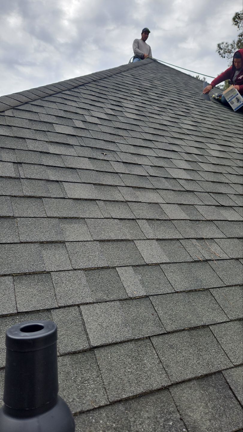 Roof Repair with PermaBoots, Gutter Installation, Cleaning, using 6" Seamless Gutters and Leaf Filter Guards by Indigo State Roofing