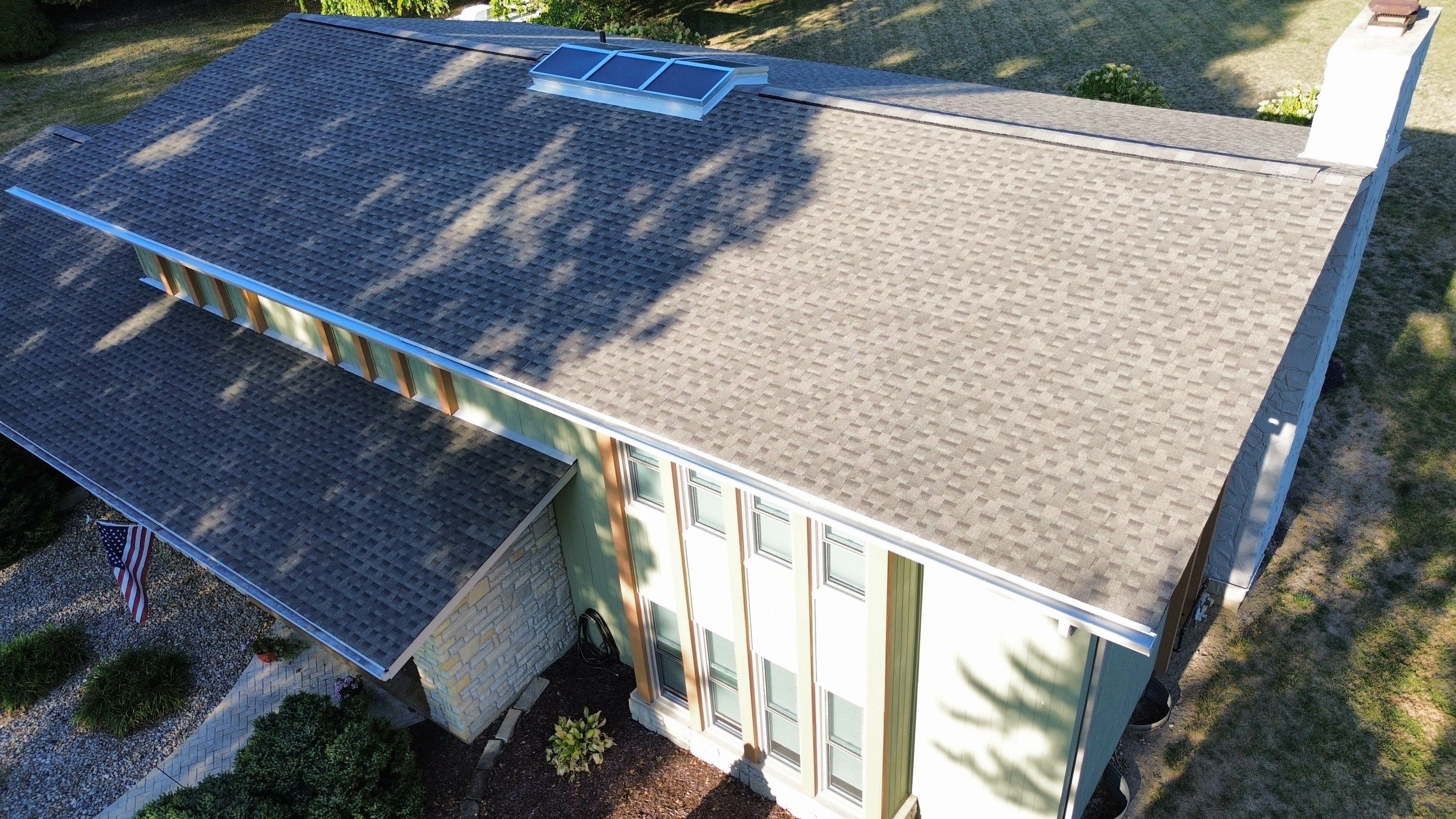Residential Roofing Installation using Timberline HDZ Shingles - Weathered Wood by RoofX 
