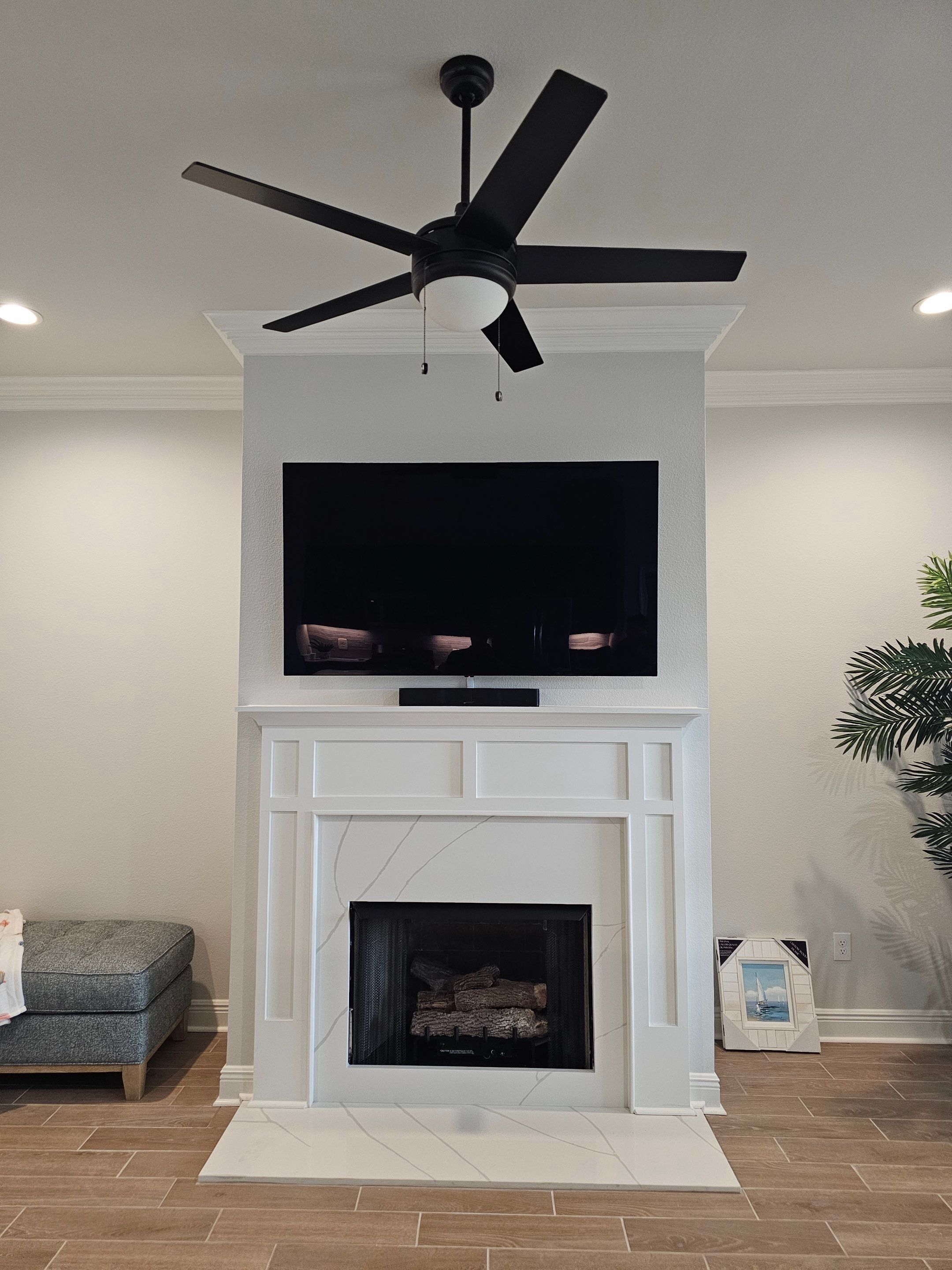 Fireplace TV Mounting Projects by Hangman Mounting & Installation 