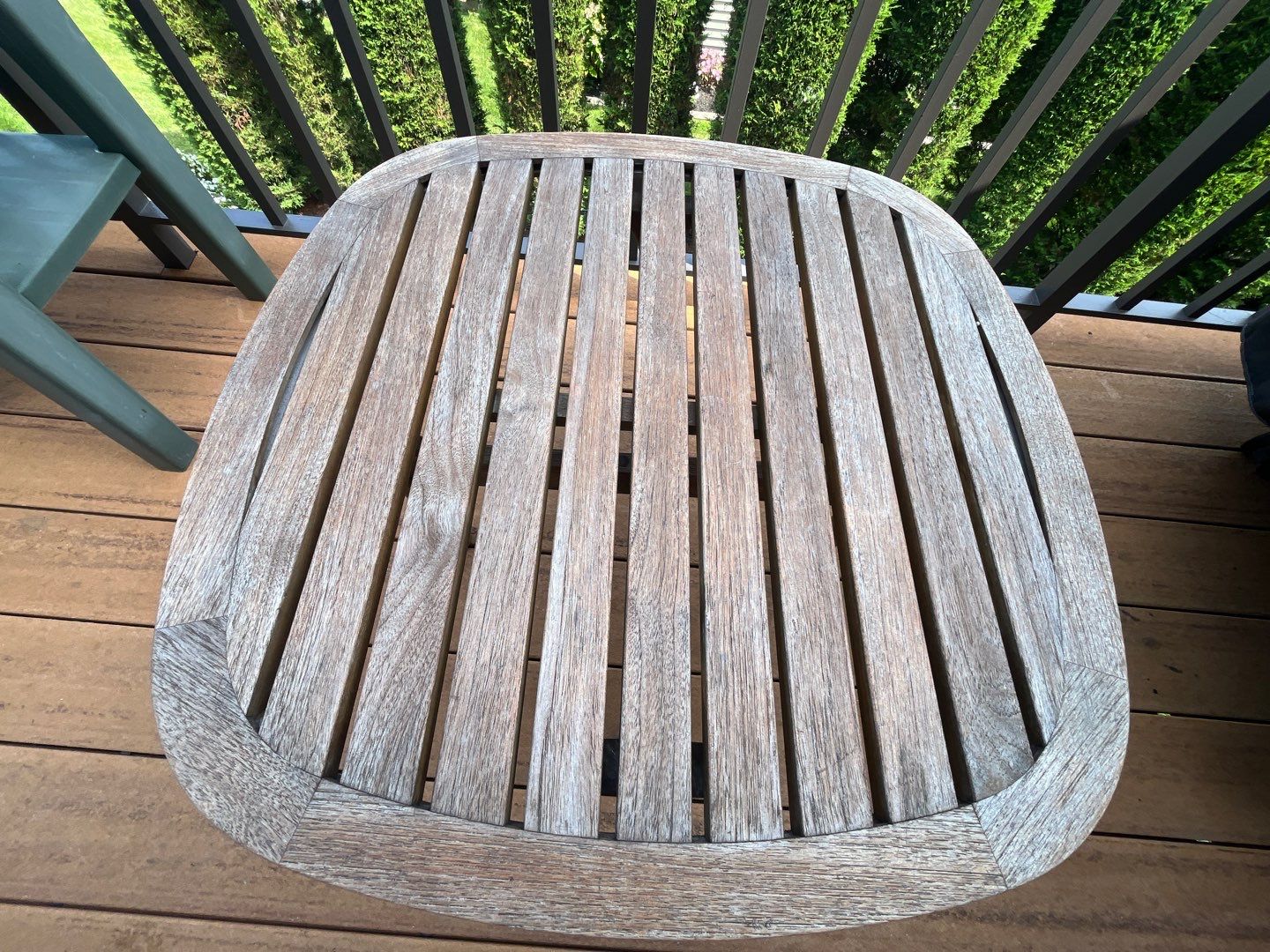 Teak Outdoor Furniture Restoration by FreshCoat Works LLC