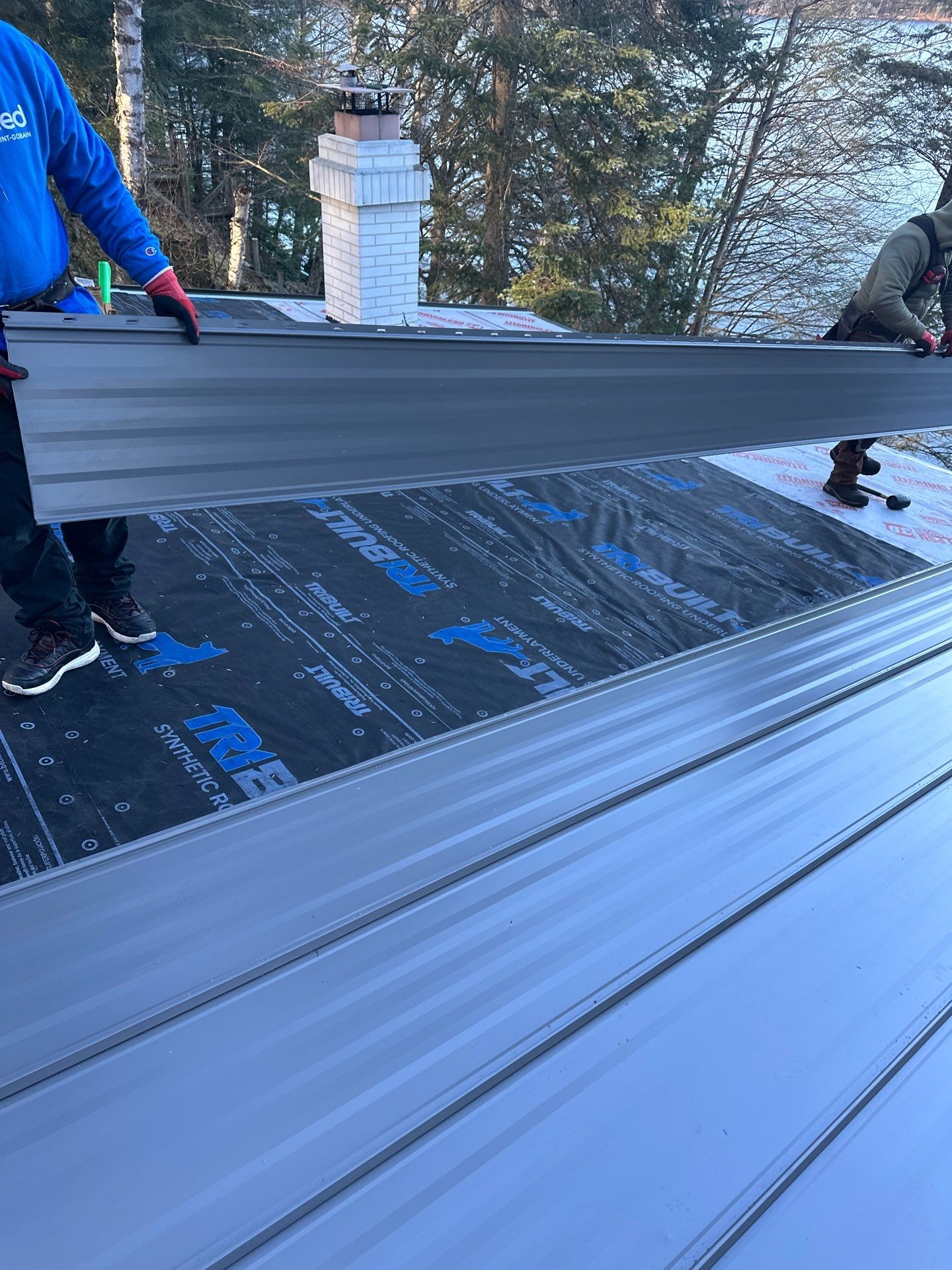 Standing Seam Roof  using Standing Seam Metal 26 Guage by Stendahl Services