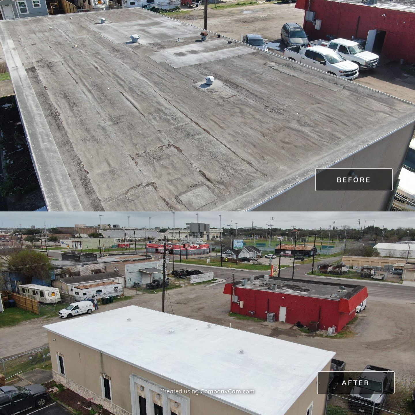Silicone Coatings by Bayfront Roofing and Construction