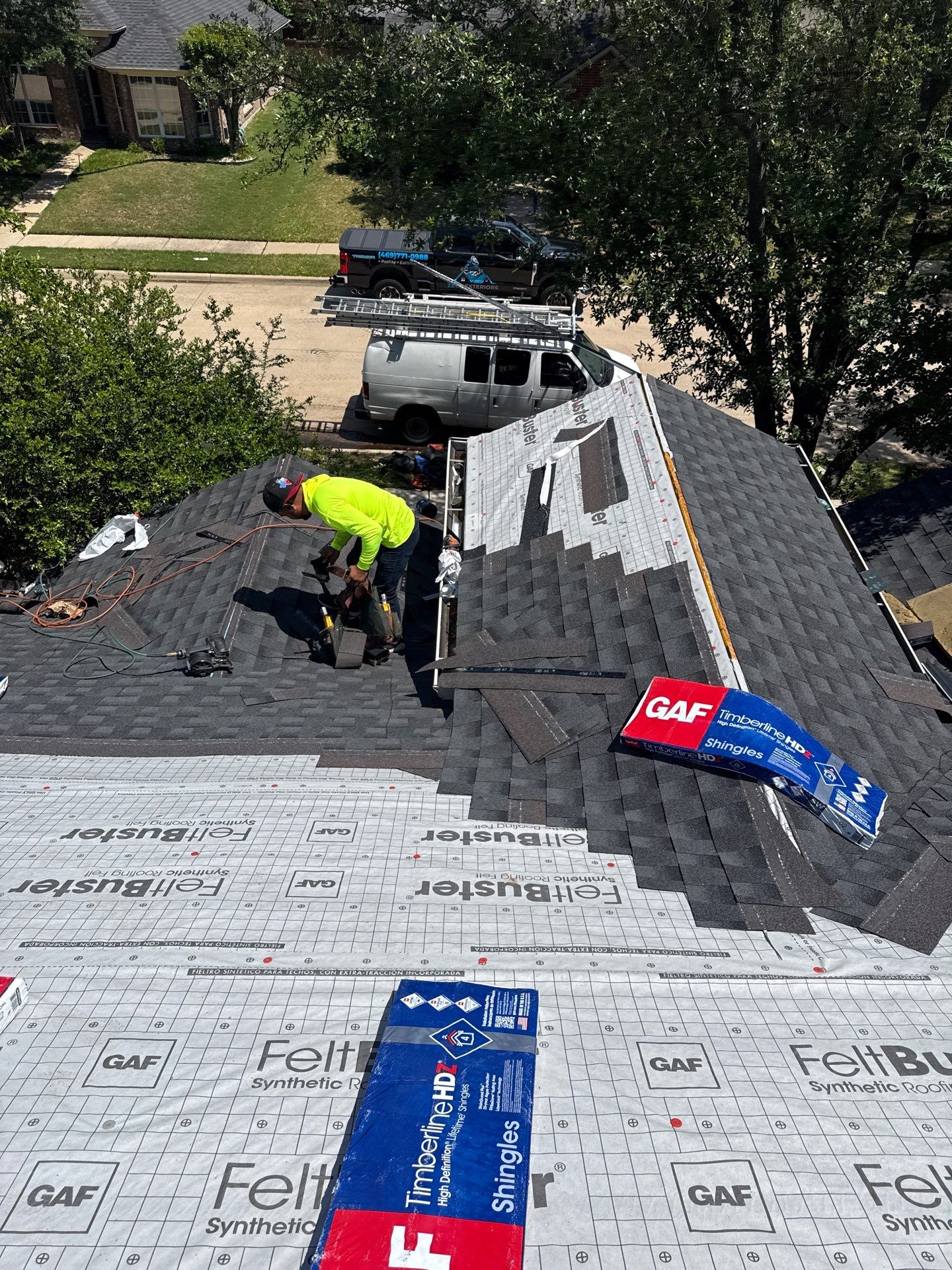 Project in Lewisville  by Zeus Exteriors