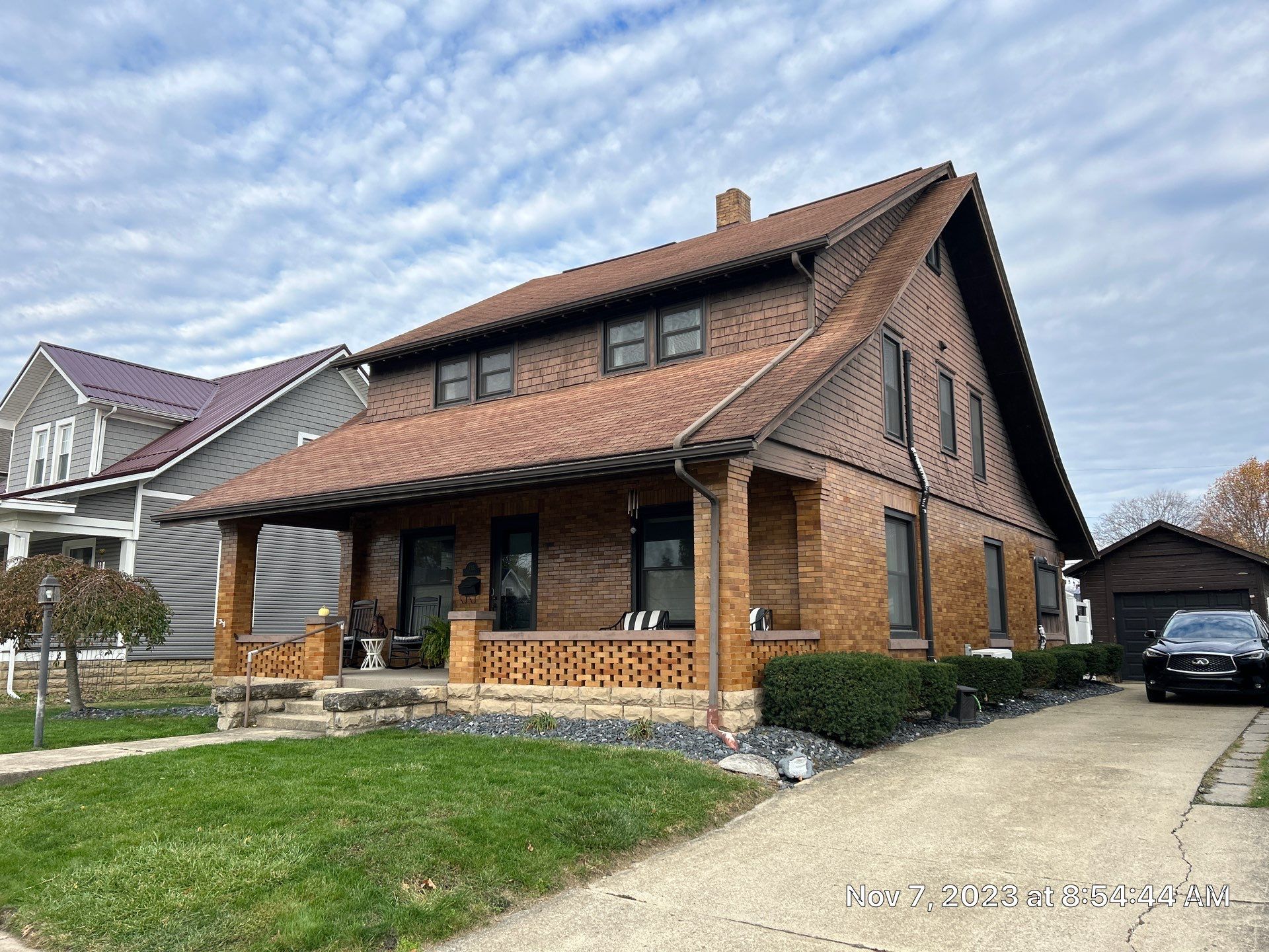 Residential Roofing Installation using Perfromance Panel Metal - Black by RoofX 