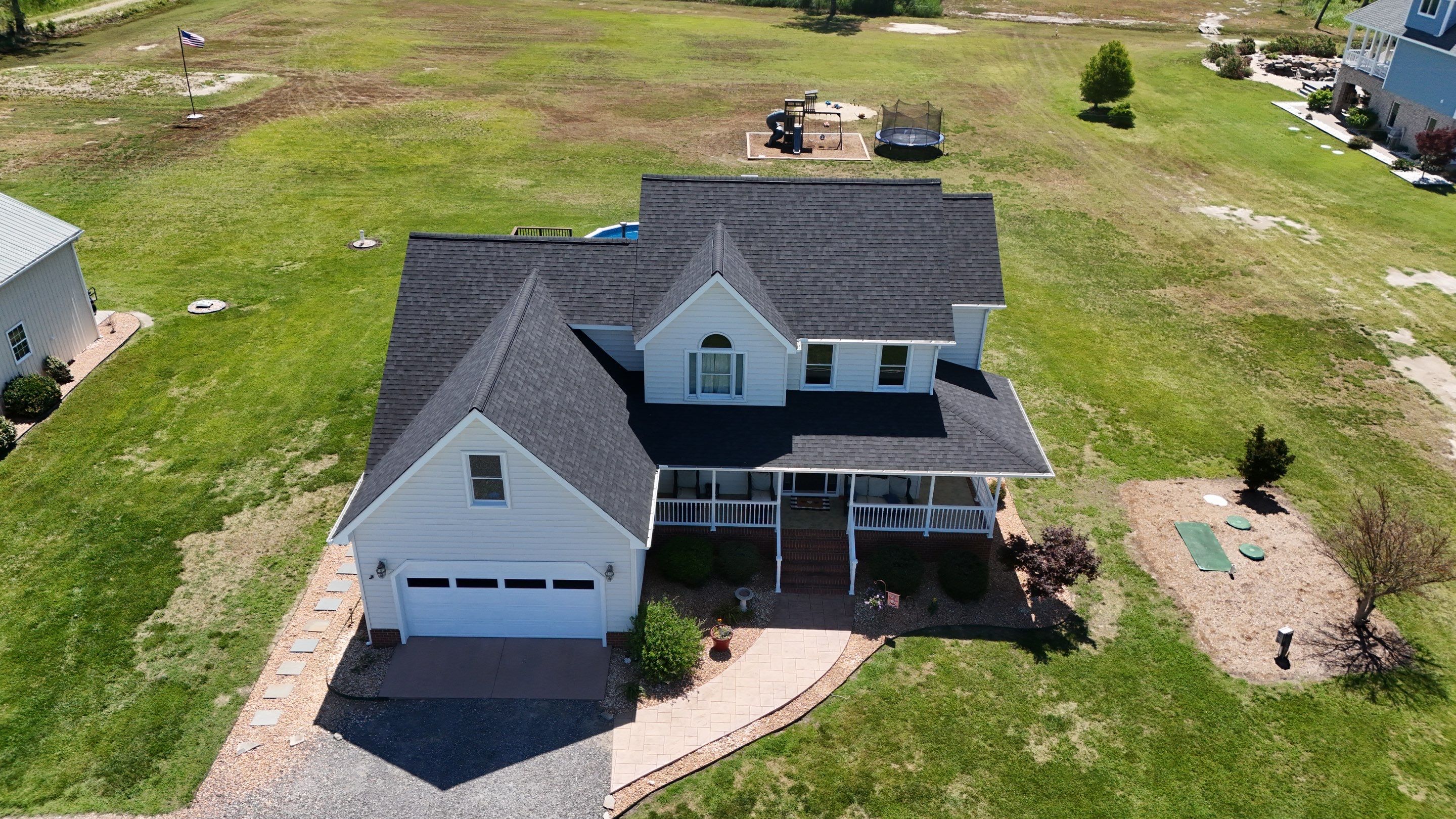 Comprehensive Roof, Soffit, and Fascia Replacement in New Point by Cade Construction