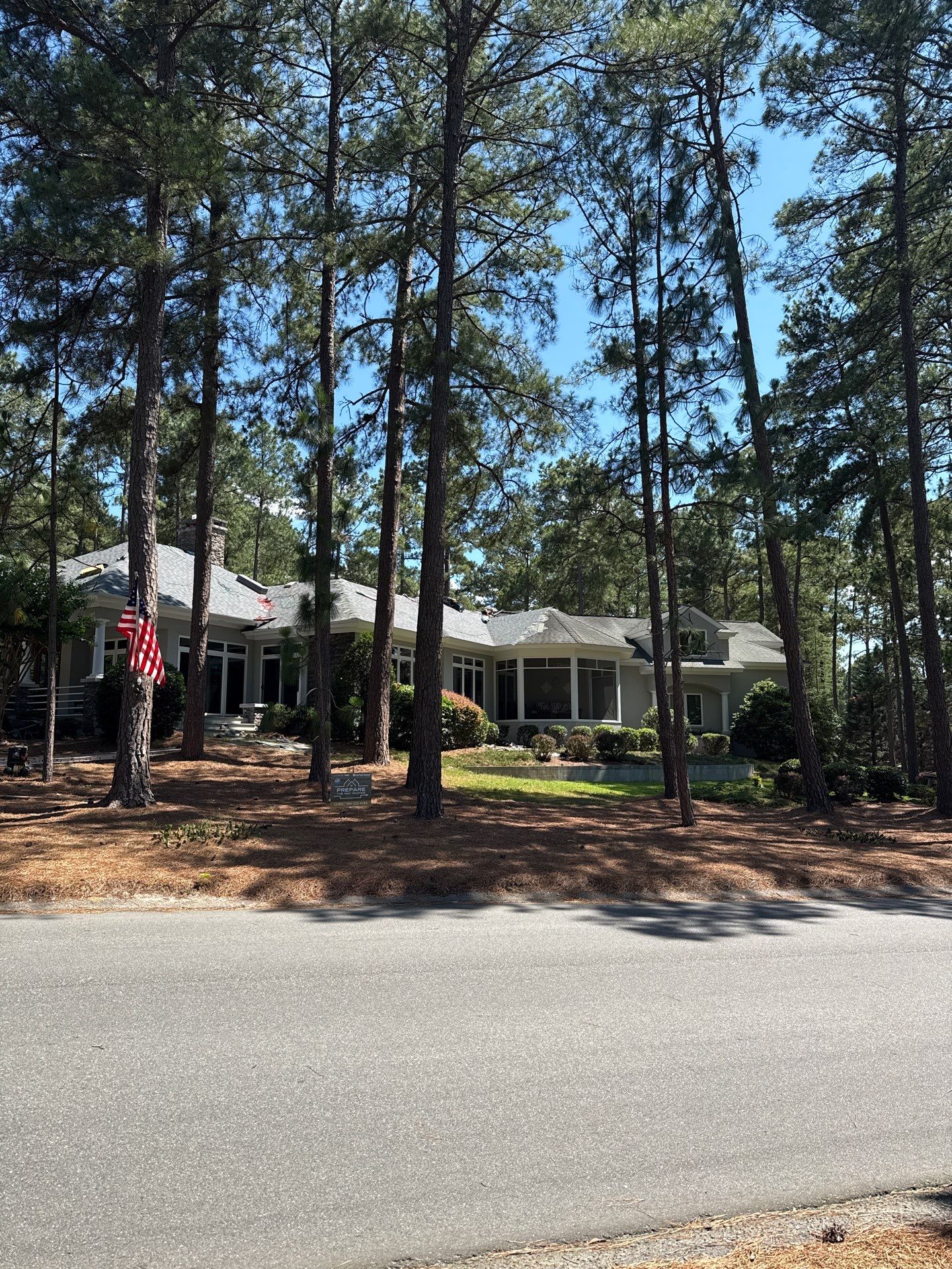 Multi-Gabled Roof Replacement with Landmark PRO Shingles in Pinehurst by Prepare The Way Roofing