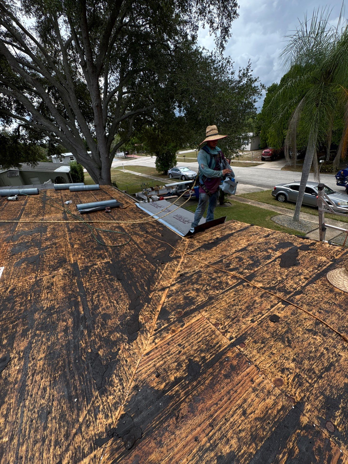 Standing Seam Metallic Copper Metal Roof Replacement in Deltona by Pinnacle Roofing Group