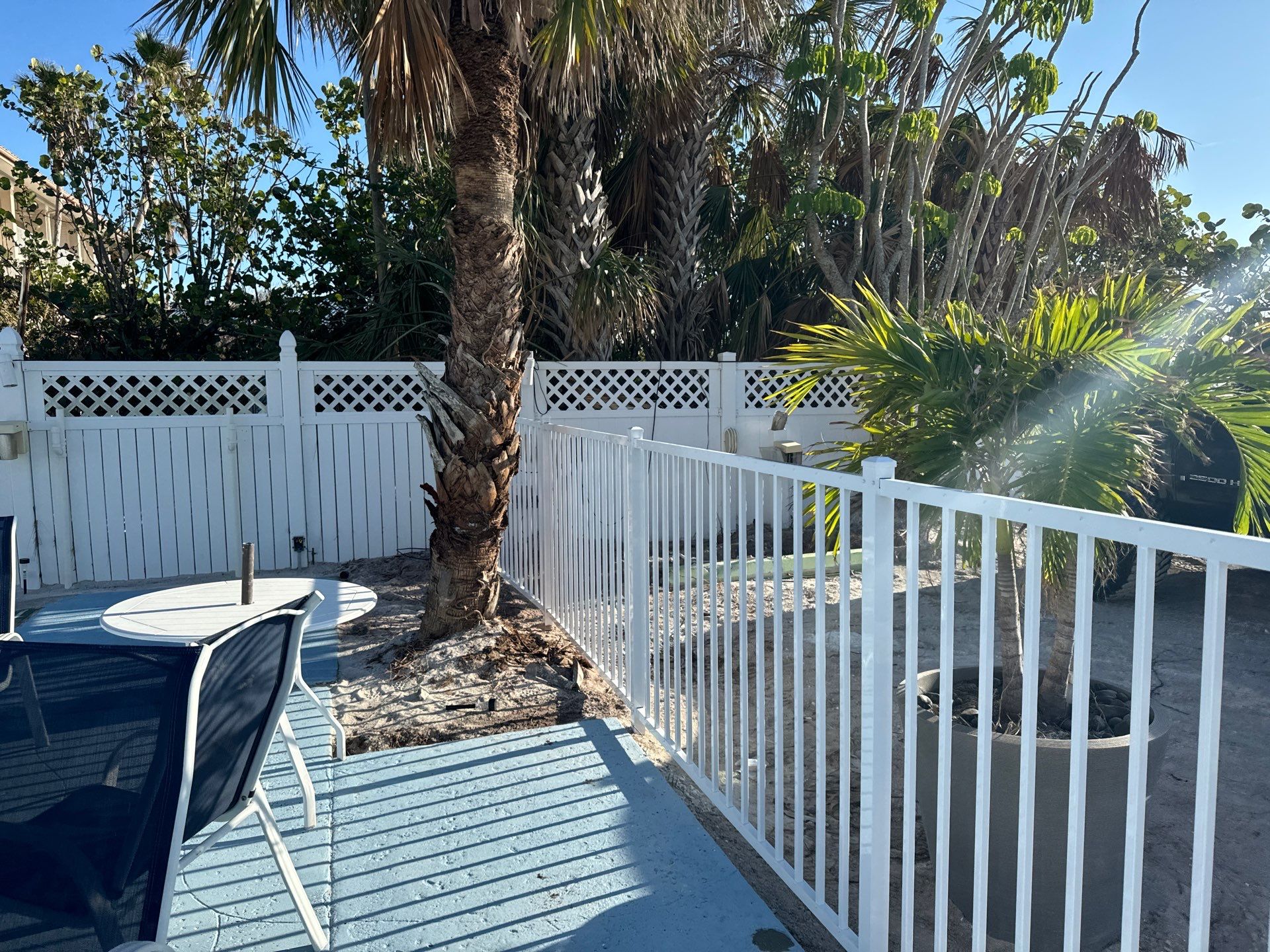 Aluminum Fence Installation using 2-Rail 4ft White Aluminum Fence by Asap fence and gates, LLC