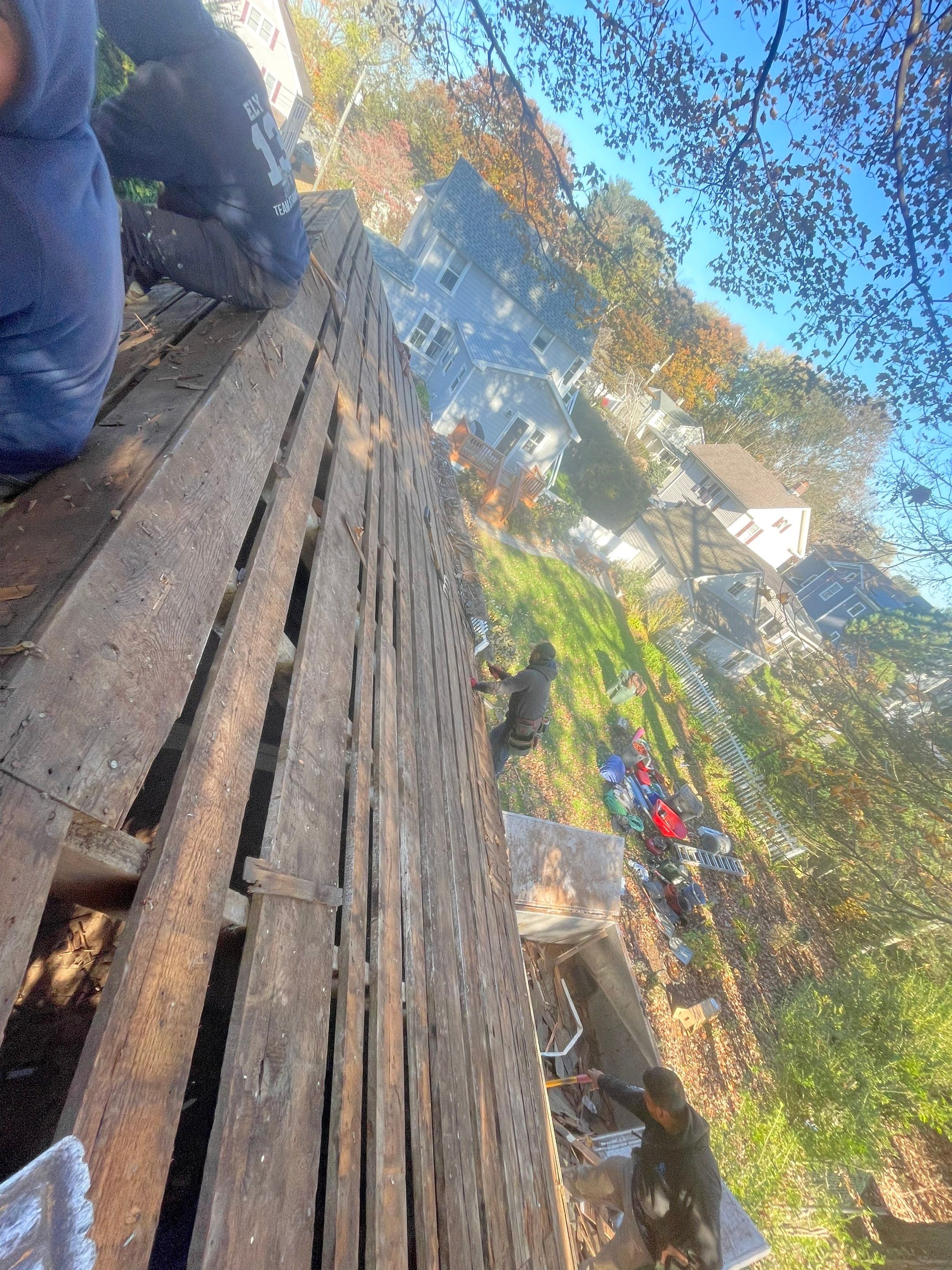 Residential Roofing Installation using Owens Corning TruDefinition Sierra Gray by A Plus Exterior