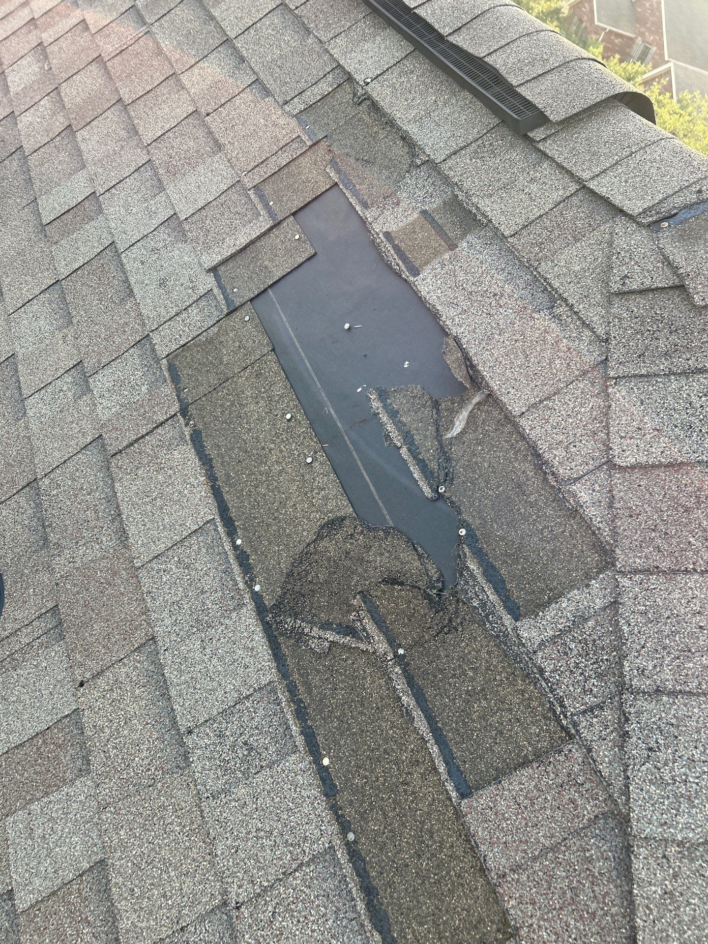 Hail Damage using Owen's Corning Duration (Lifetime) Shingles by Roof Repair Company