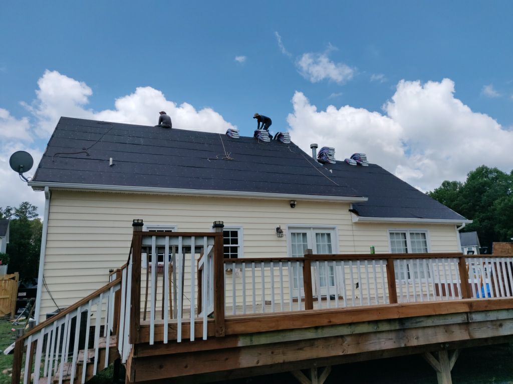 Residential Roofing Installation using Roof Installation by American Roofing NC