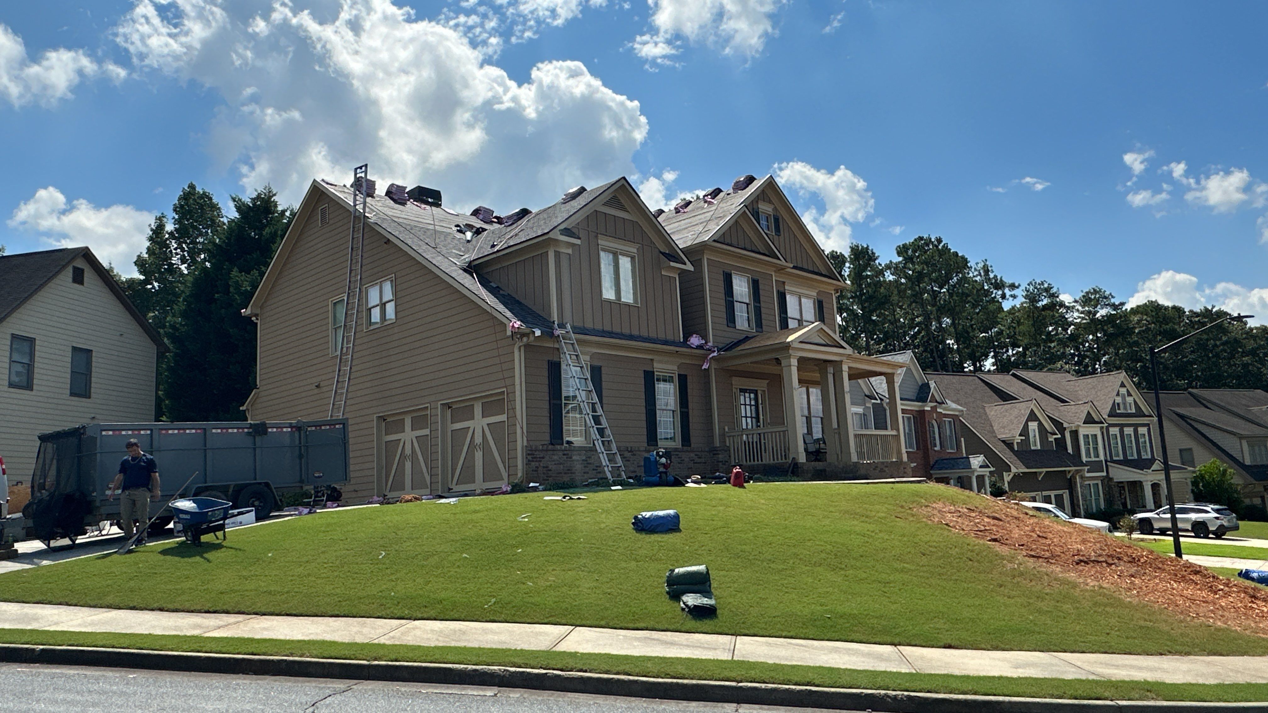 Residential Roofing Installation using Owens Corning Duration Total Protection Roofing System by NBS Roofing, Inc.