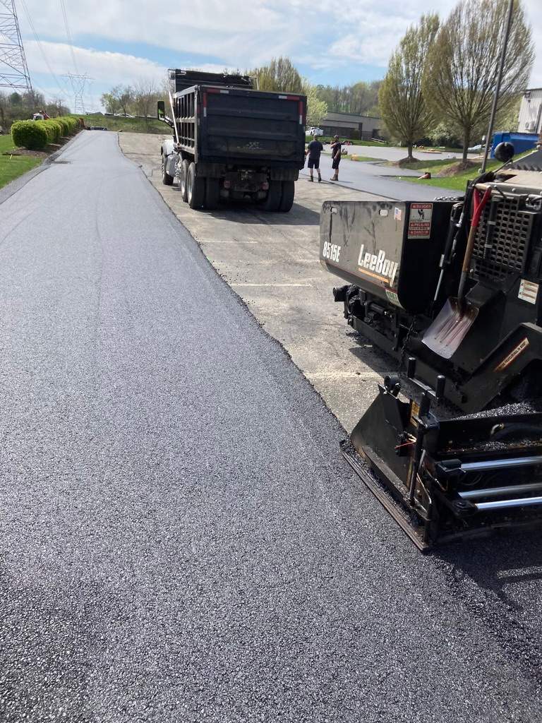 Asphalt Resurface Commercial Park Lot using asphalt by Brant's Asphalt