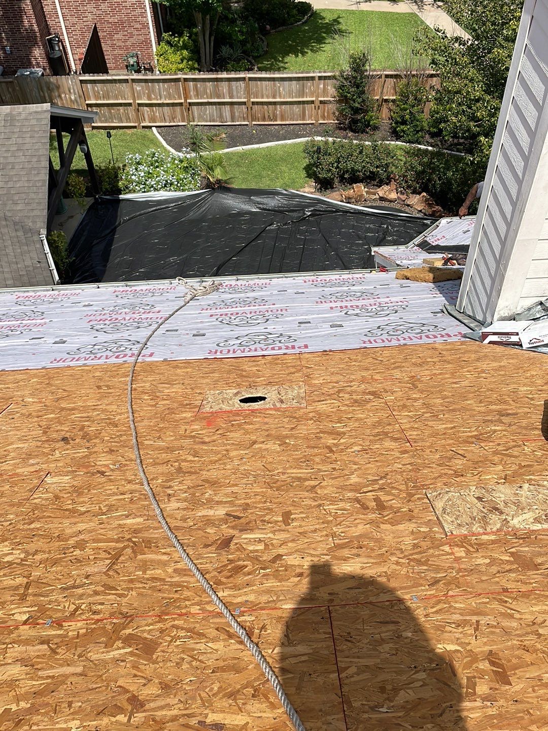 Residential Roofing Installation using Owen's Corning Duration (Lifetime) Shingles by Roof Repair Company