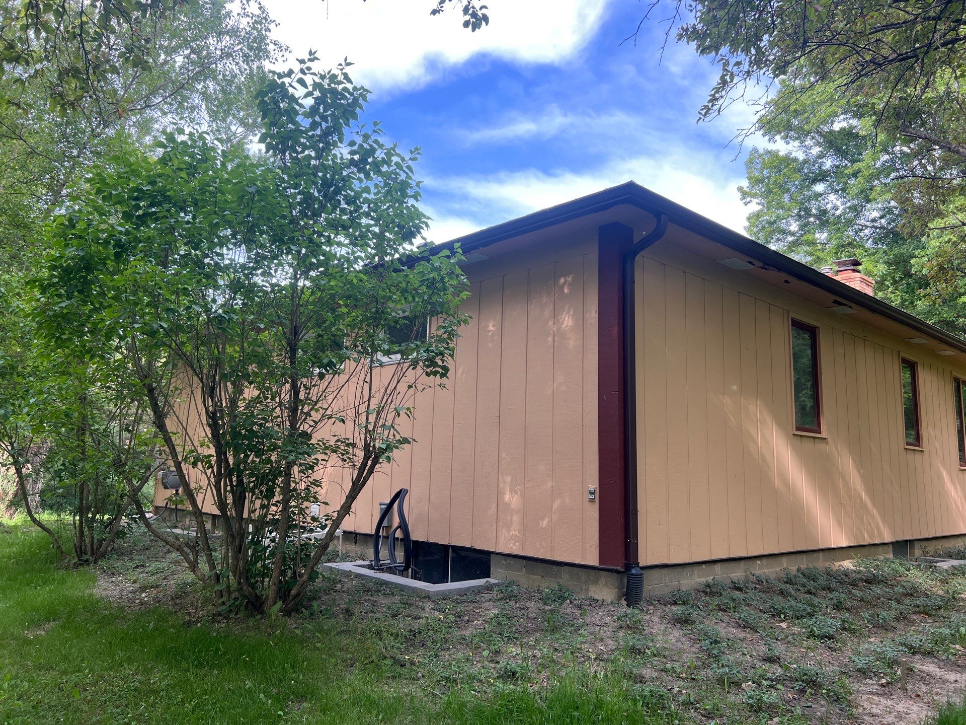 Exterior Painting on this Clarkston Home by Top Shelf Painter