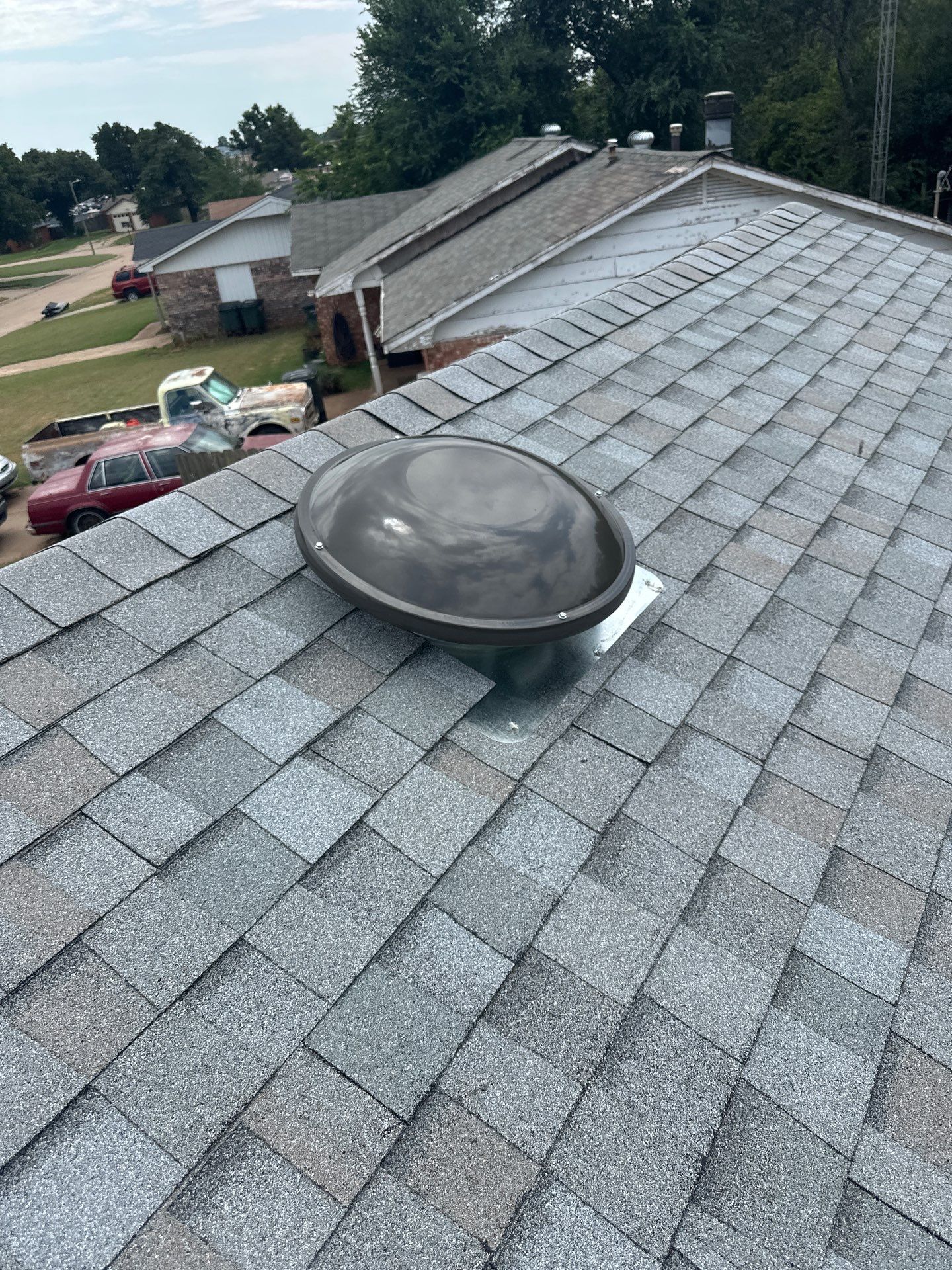 roof & soffit vent replacement in Del City by McCann's Roofing and Construction