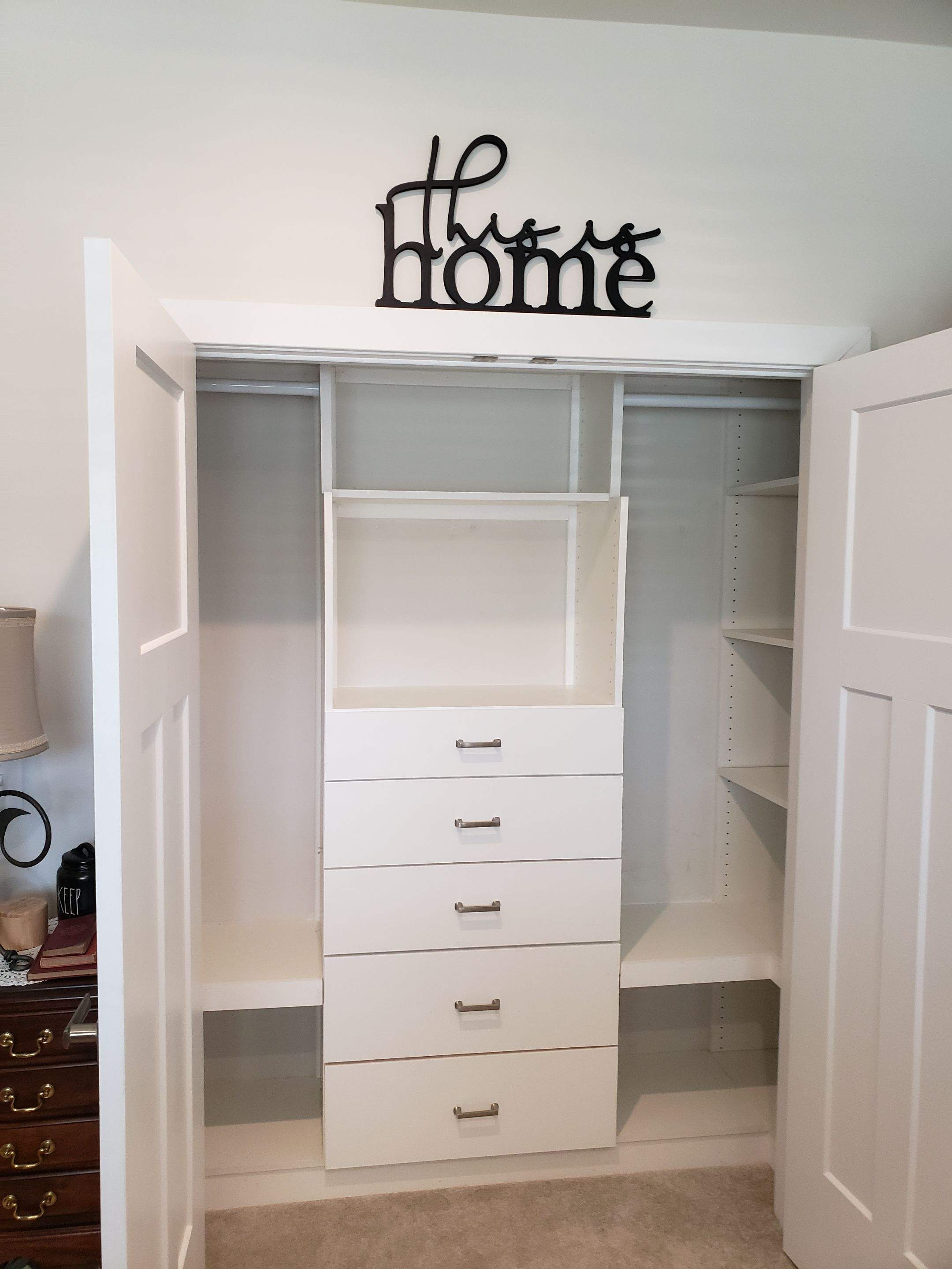 Custom Closet Build Out by A Step Above Handy LLC 