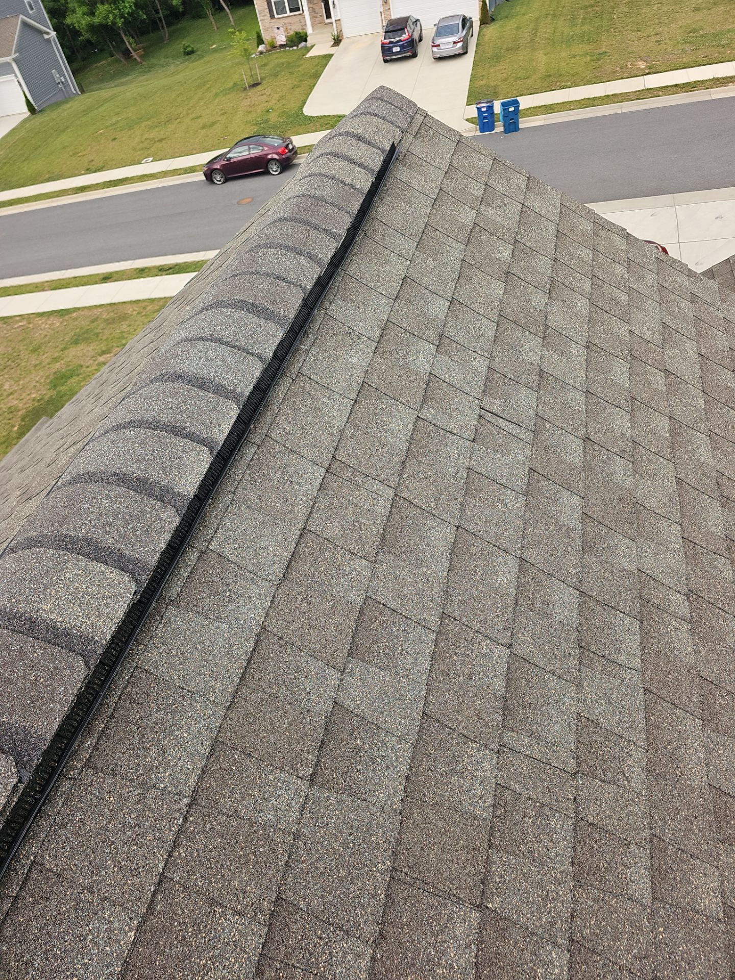 Roof Repair - Ridge Vent, Vent Flashing Boot, and Slate Vent Replacement by Winchester Roofing