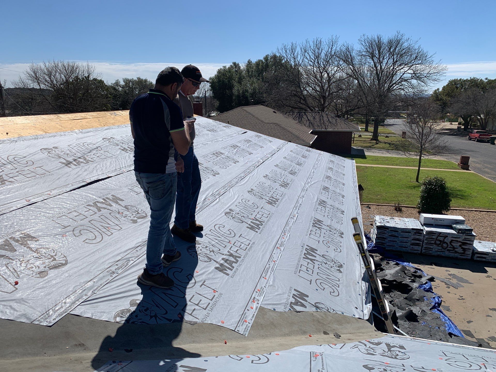 Full Residential Roofing Replacement and Decking Restoration in Fredericksburg by Caliber Restoration LLC