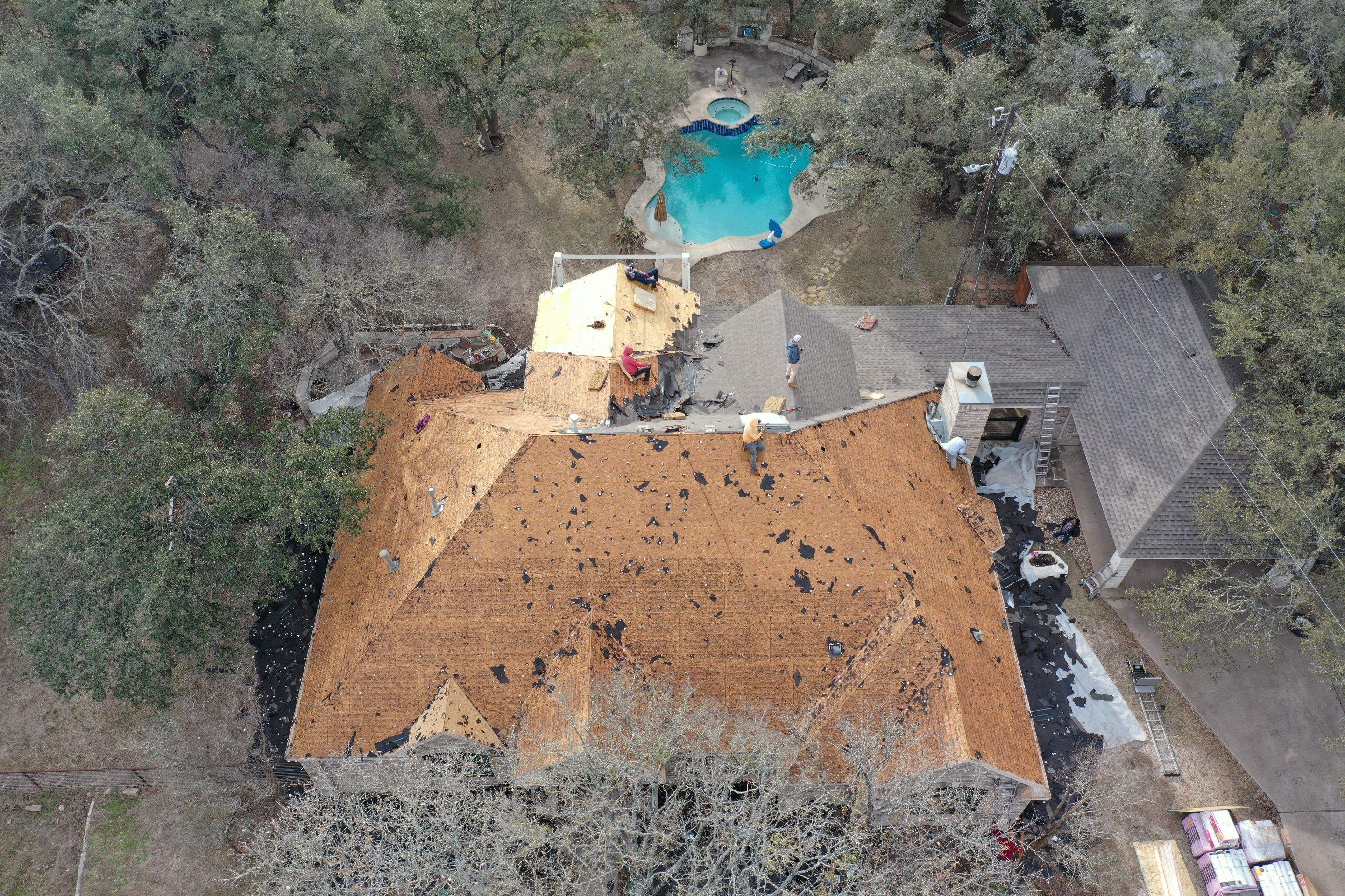 Residential Roof Replacement using Owens Corning Duration by Action Exteriors Austin