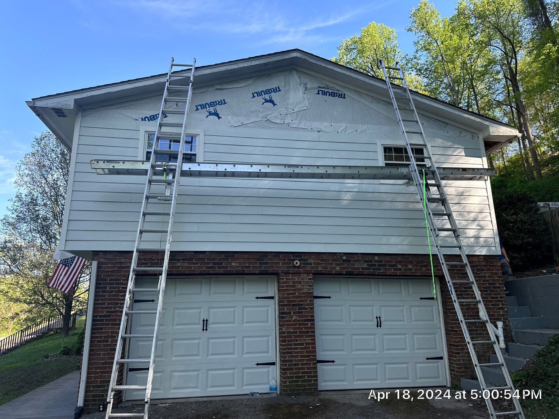 Siding Installation using James Hardie by Fahey Roofing + Contracting