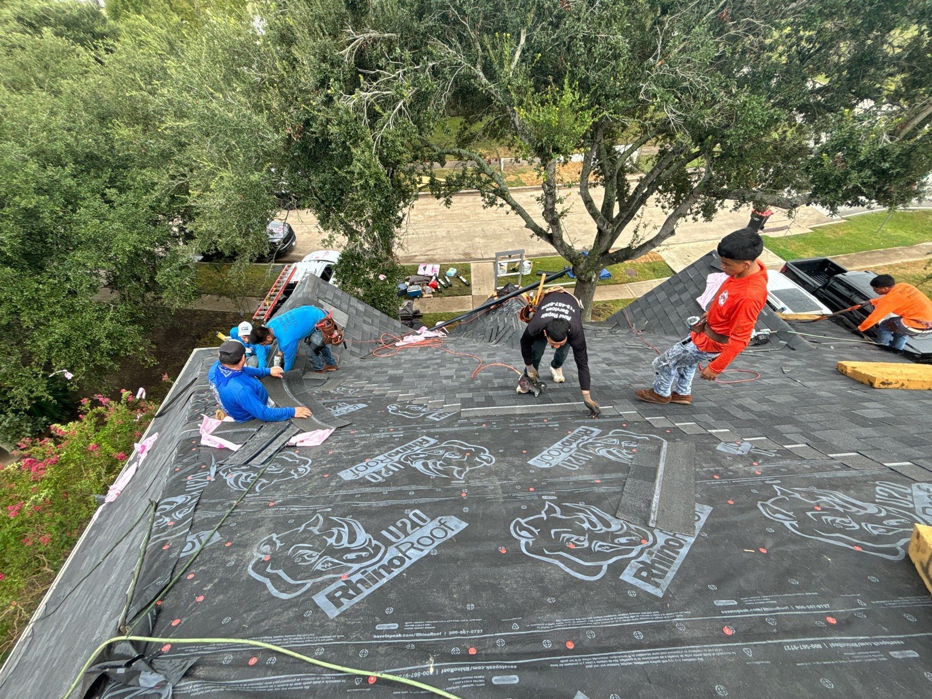 Residential Roofing Installation using Owen's Corning Duration (Lifetime) Shingles by Roof Repair Company