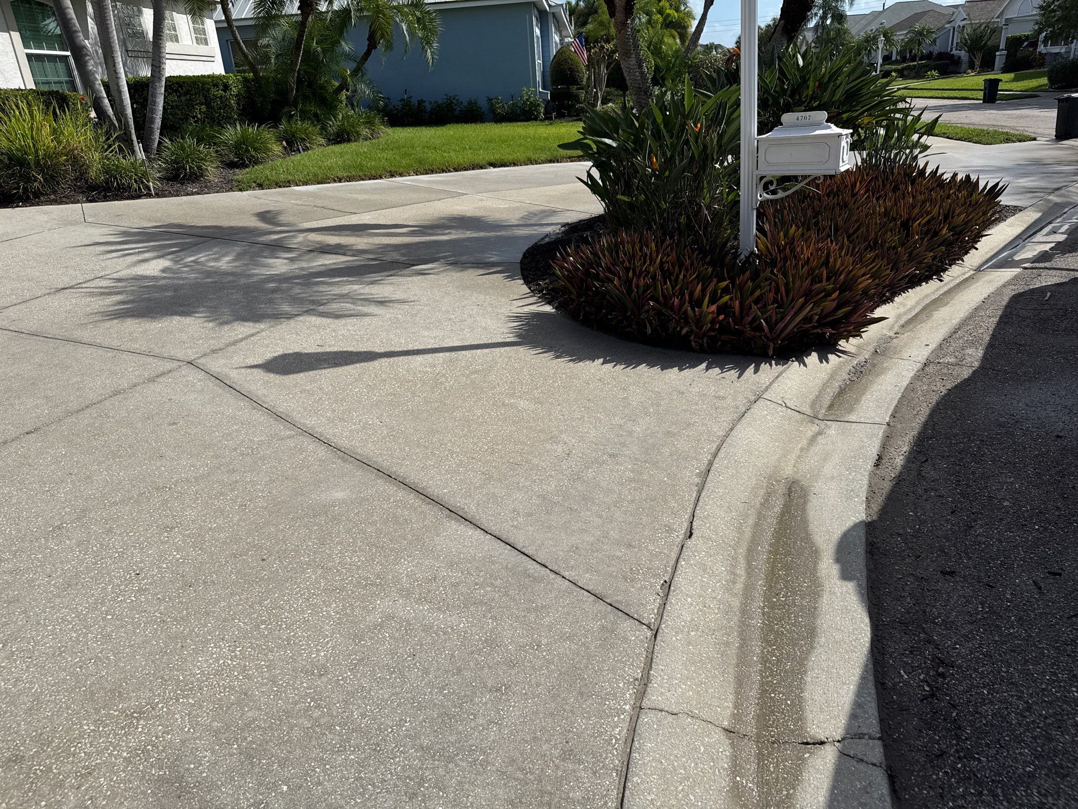 Driveway Cleaning at The Inlets Bradenton by Sunshine AquaWash